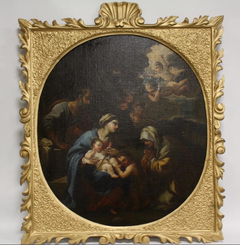 Unknown Figurative Painting – The Nativity, Large Italian Old Master Oil Painting on canvas