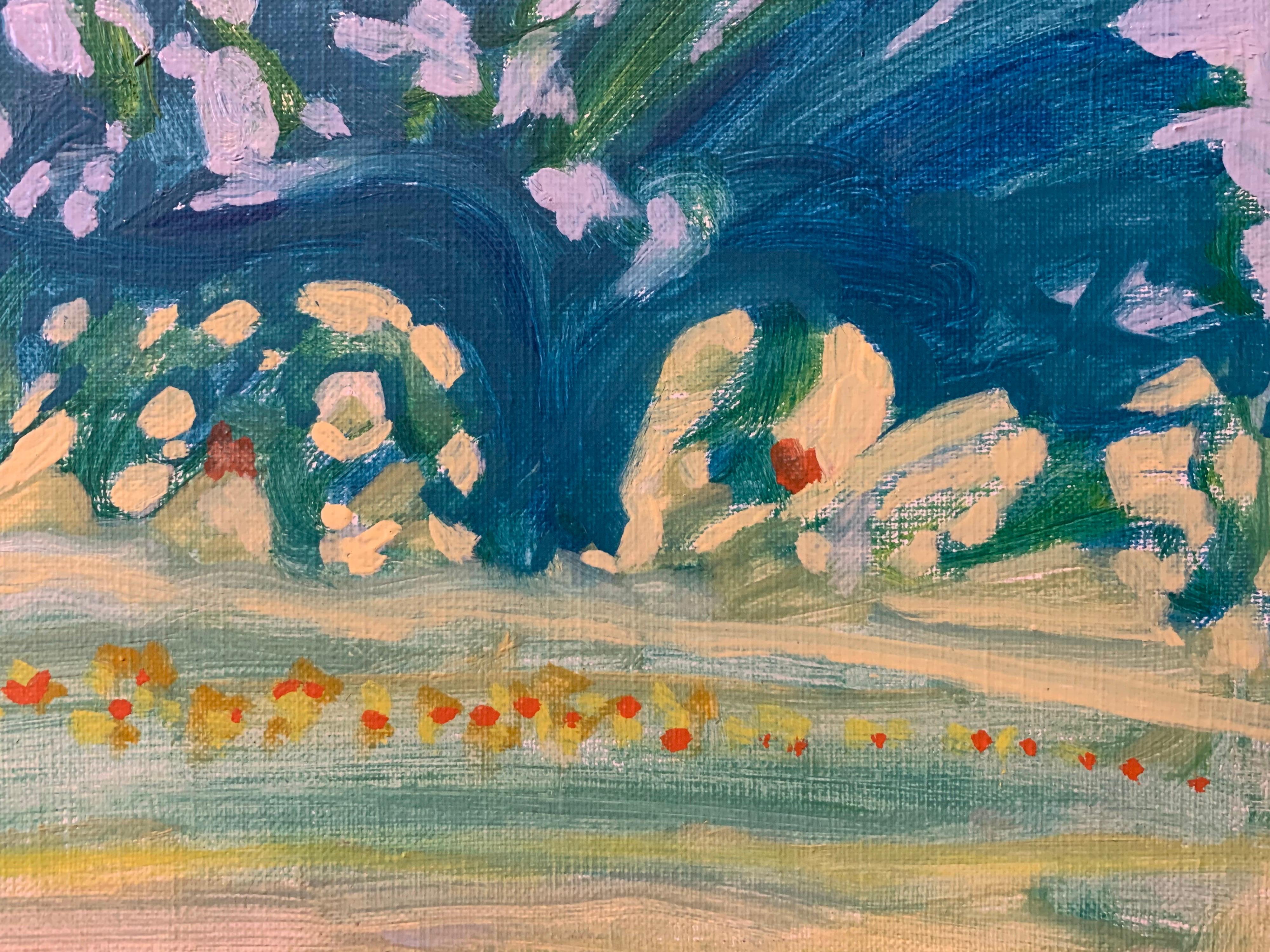 Matin au Jardin Signed Oil Painting famous Giverny Monet Family artist 1
