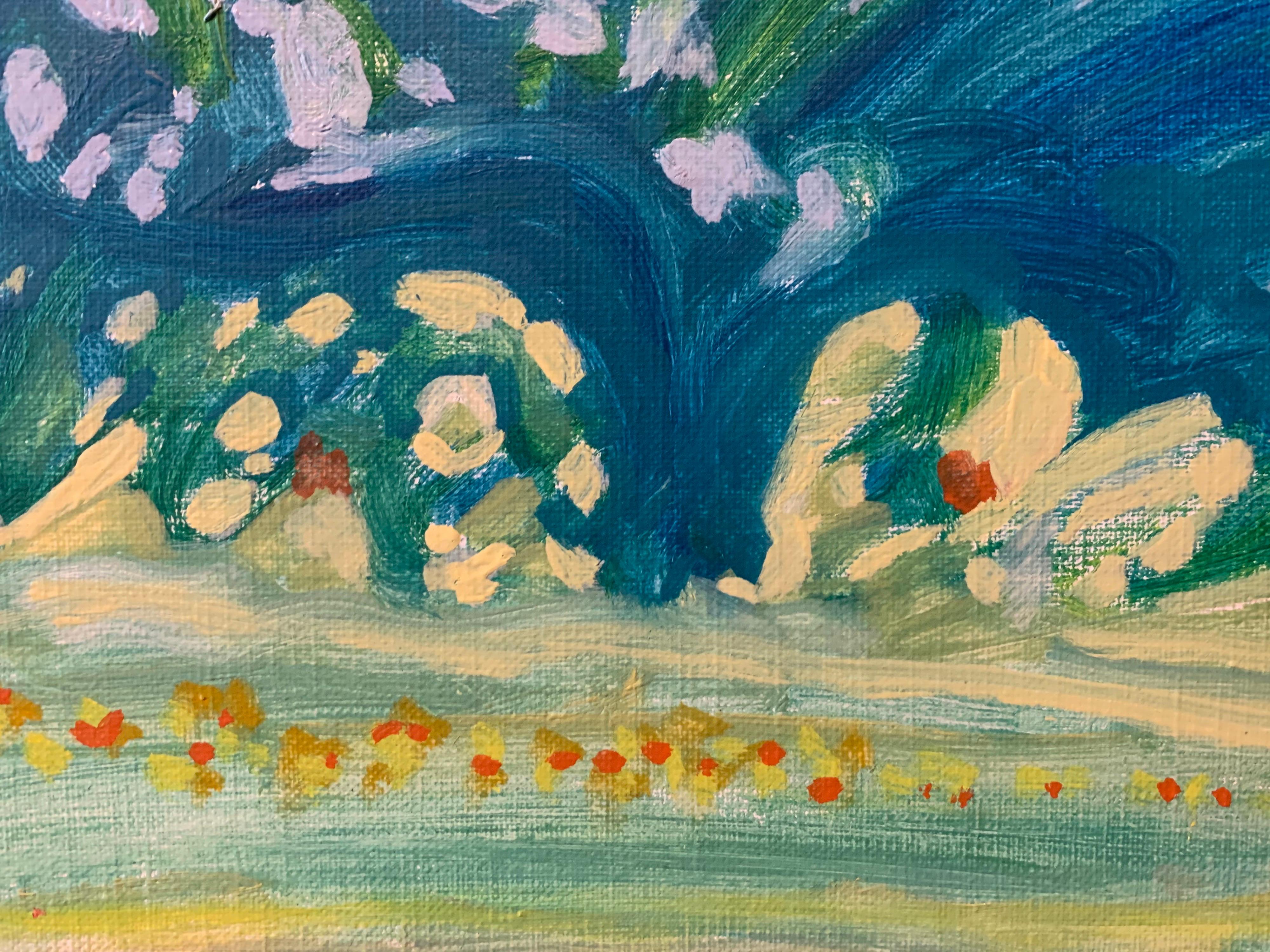 Matin au Jardin Signed Oil Painting famous Giverny Monet Family artist 5