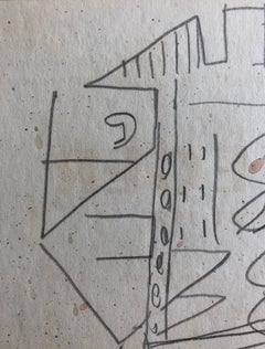 CARLOS CARNERO (1922-1980) ORIGINAL DRAWING BY FERNAND LEGER STUDIO WORKER