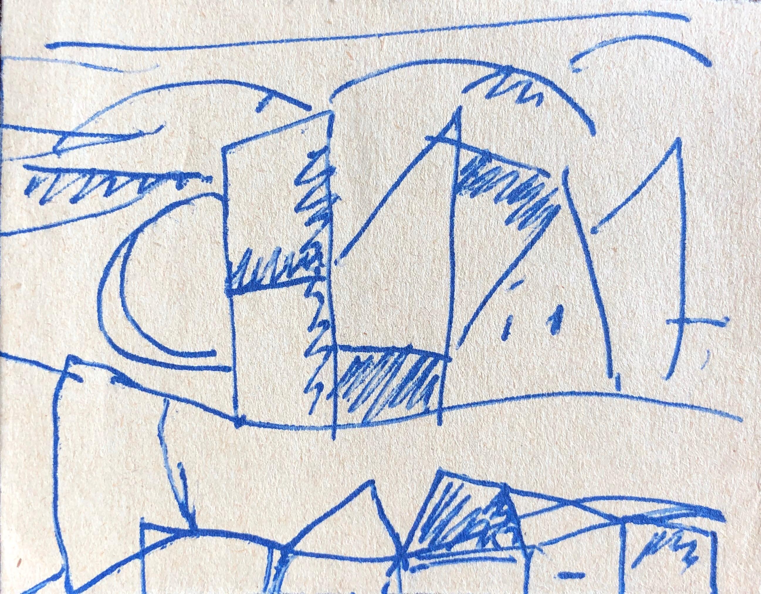 CARLOS CARNERO (1922-1980) ORIGINAL DRAWING VON FERNAND LEGER STUDIOARBEITER