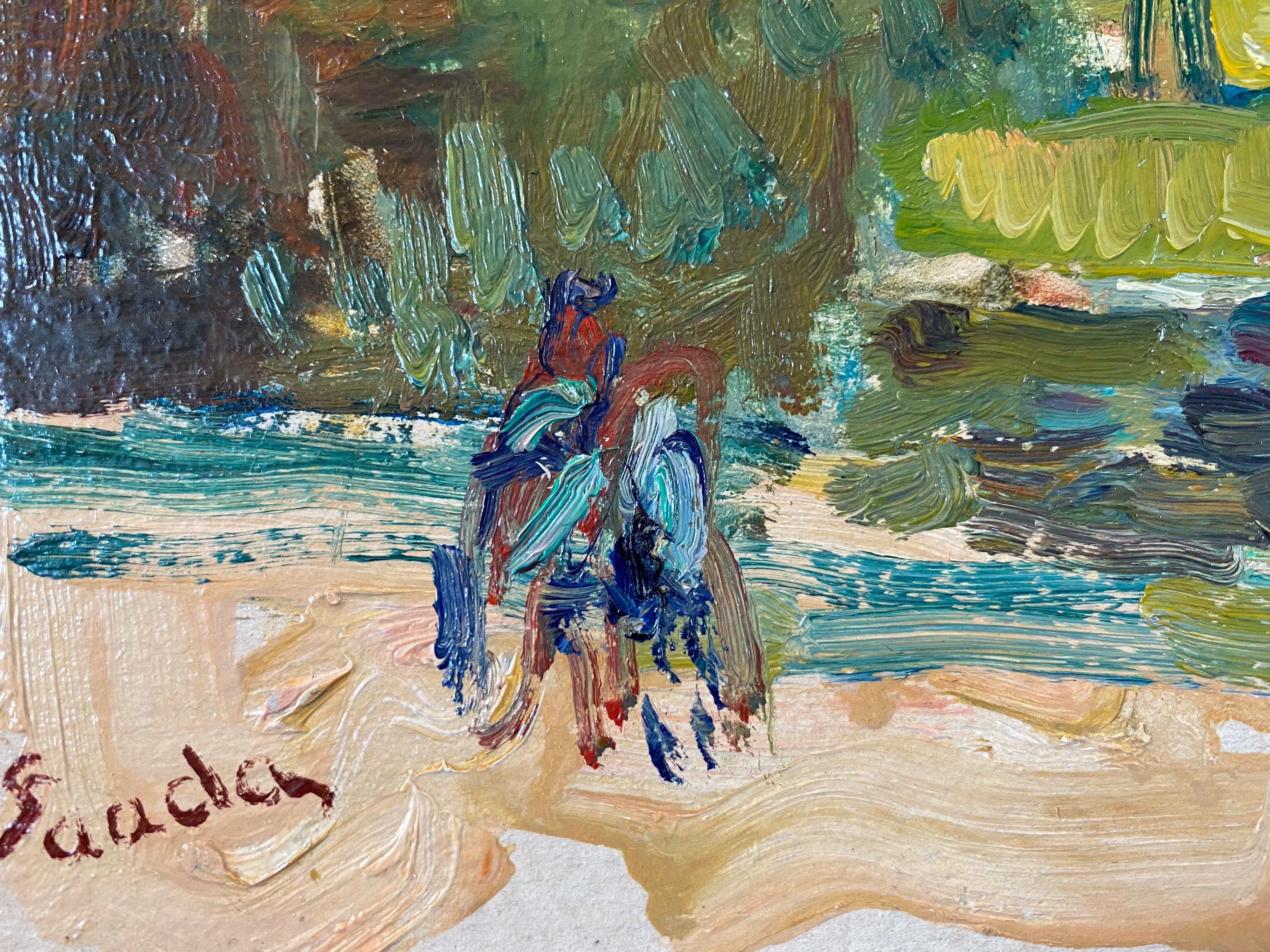 a walk in the park painting