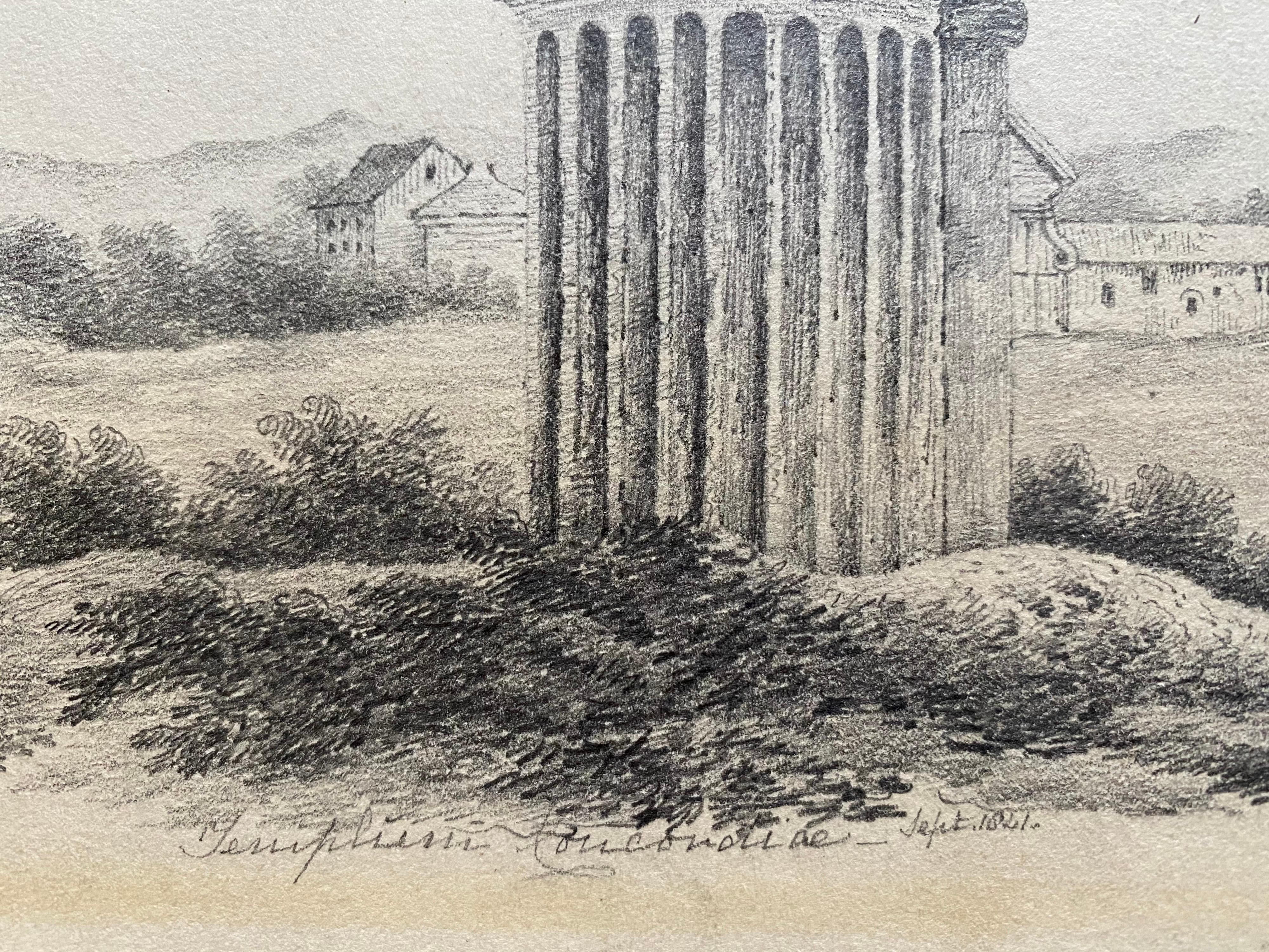 roman ruins drawing