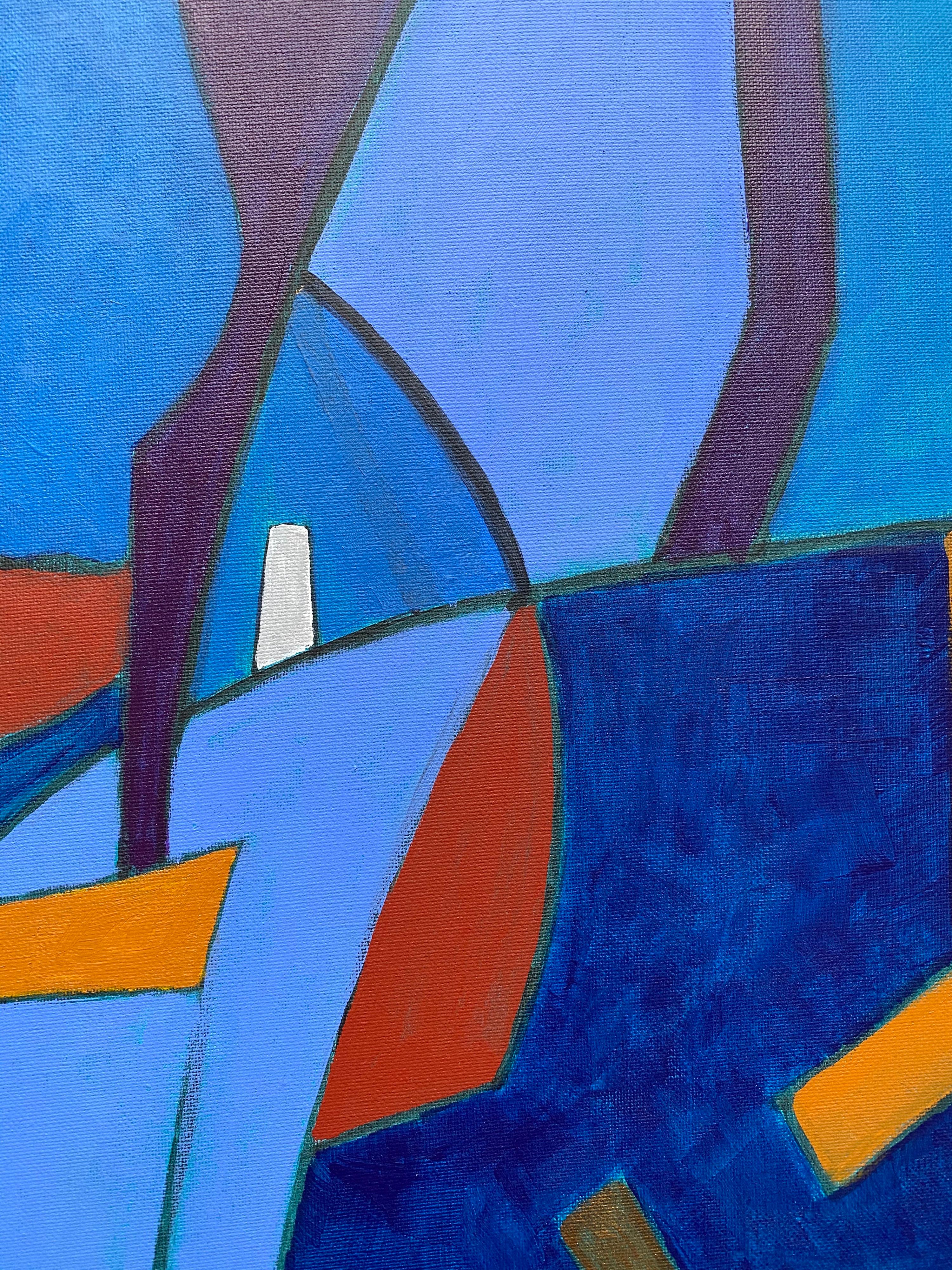 composition abstraite
par Michael Haswell (britannique, 1931-2020)
inscrit au verso
peinture acrylique sur toile en carton (les bords sont peints et ne nécessitent donc pas d'encadrement)
la toile mesure : 19.5 x 19.5 pouces

provenance : toutes les