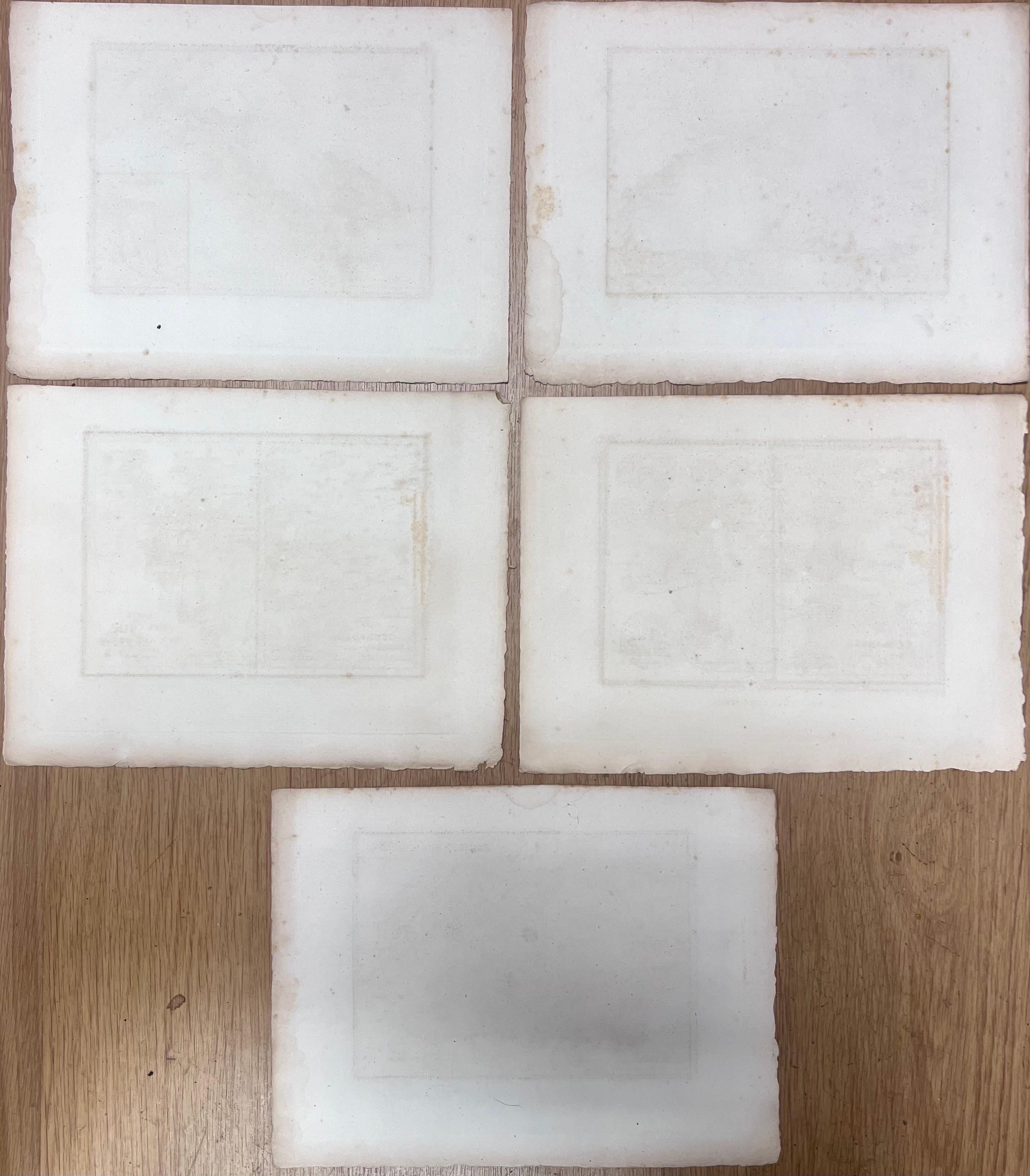 Collection de cinq cartes anciennes représentant les régions grecques et anatoliennes antiques en vente 2