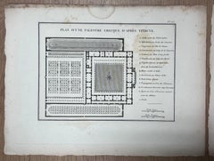 Set of Four Architectural Engravings Ancient Greek Buildings