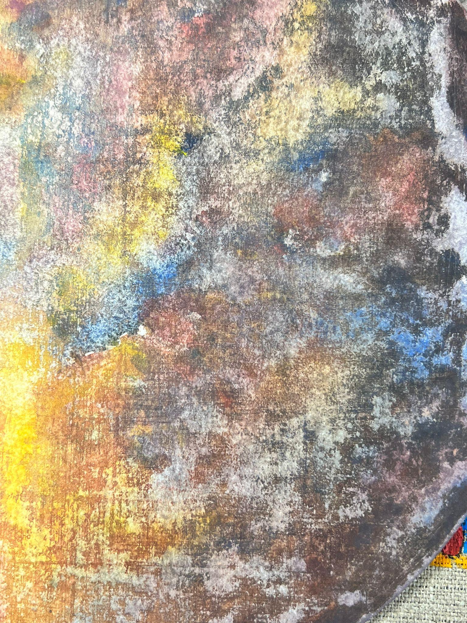 Abstrakt-expressionistische Komposition
von Jacques COULAIS (1955-2011)
Gouache-Malerei auf Papier/Karte
ungerahmt: 9 x 9 Zoll
Zustand: sehr gut und beeindruckend
Provenienz: Alle Gemälde, die wir von diesem Künstler zum Verkauf anbieten, stammen