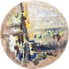 Expressionniste français - Peinture abstraite originale - Artiste - Provenance de l'atelier