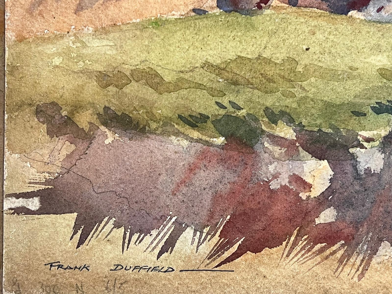 Britisches impressionistisches Gemälde, Felsen, englische Coastline Sea, Britisch, Mitte des 20. Jahrhunderts  (Impressionismus), Painting, von Frank Duffield