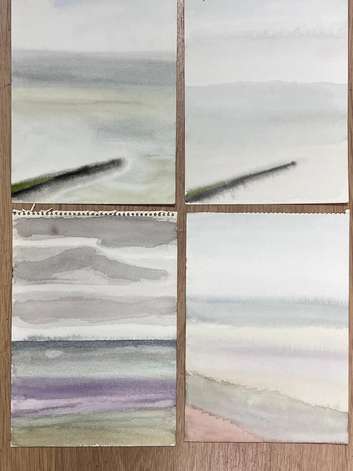 Acuarelas costeras minimalistas
lote de 6 acuarelas sobre papel de artista
cuadro: 10 x 7,25 pulgadas
procedencia: colección privada, Inglaterra
estado: muy bueno y en buen estado