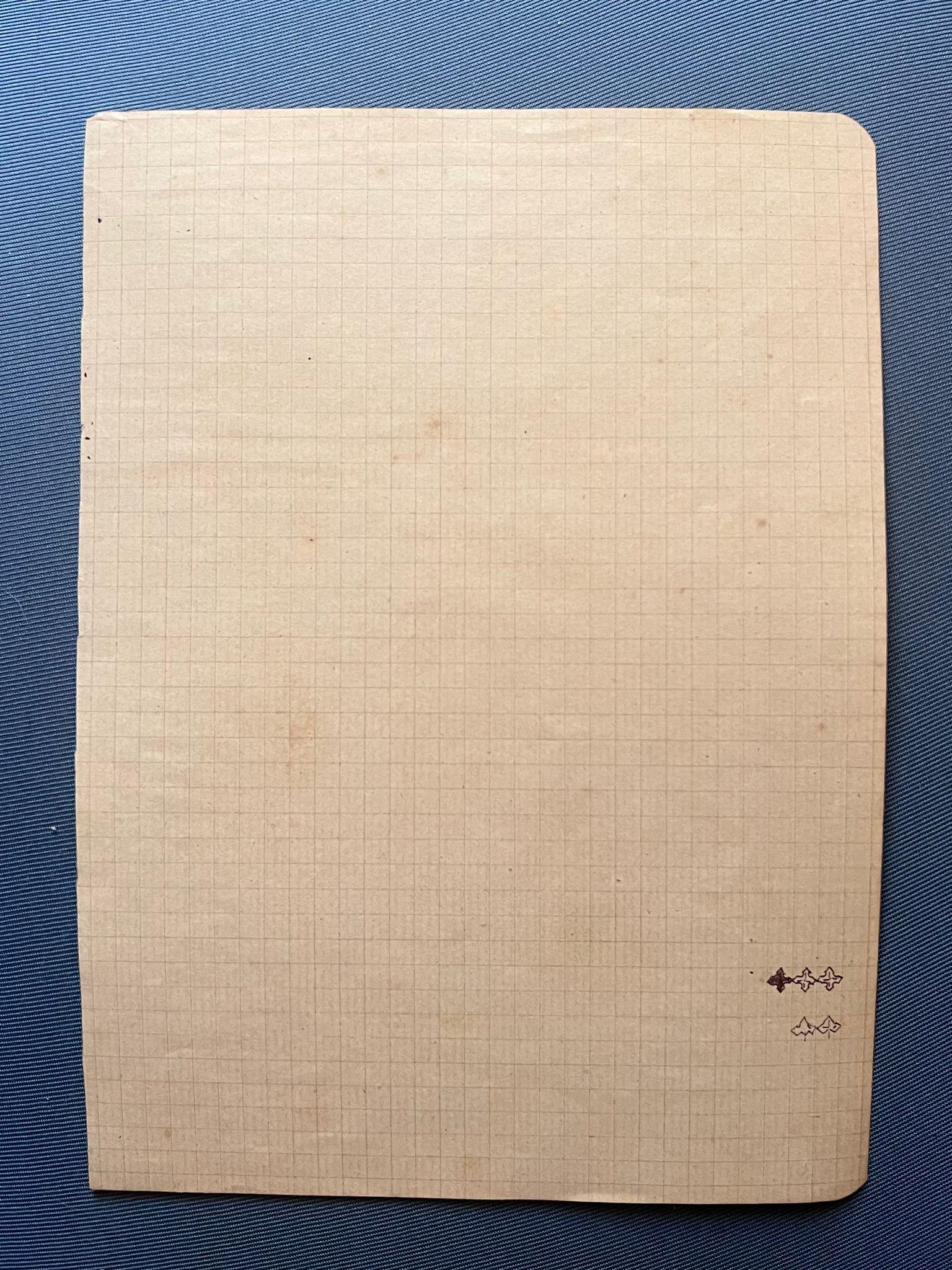 Disegno ornamentale antico  
schizzo a matita su carta da artista
dipinto: 8,75 x 6,5 pollici
provenienza: collezione privata
condizioni: buone e solide condizioni con alcuni danni alla carta dovuti all'età.

Descrizione:
Questo disegno antico unico