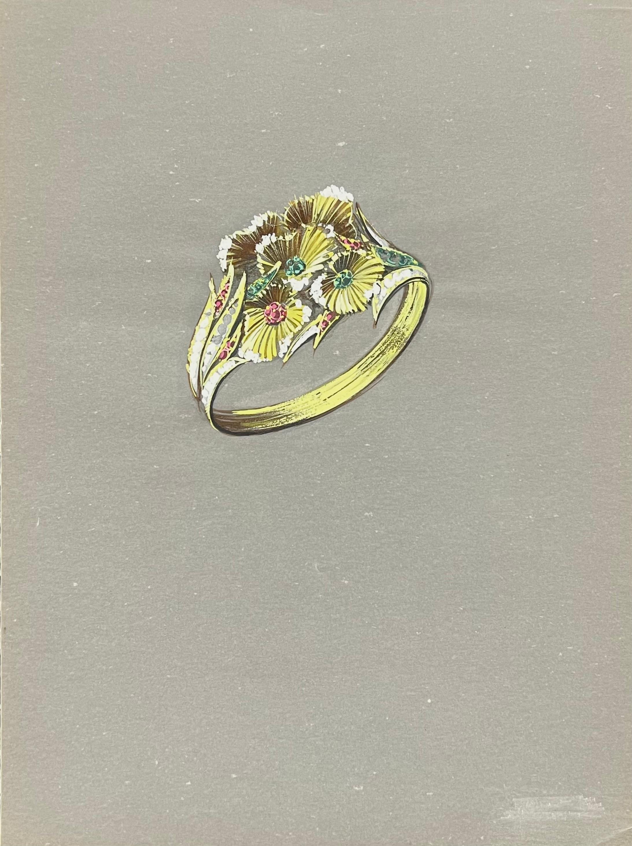 Gioielli d'epoca parigini originali di Van Cleef & Boucheron - Art di Paul Touzet 