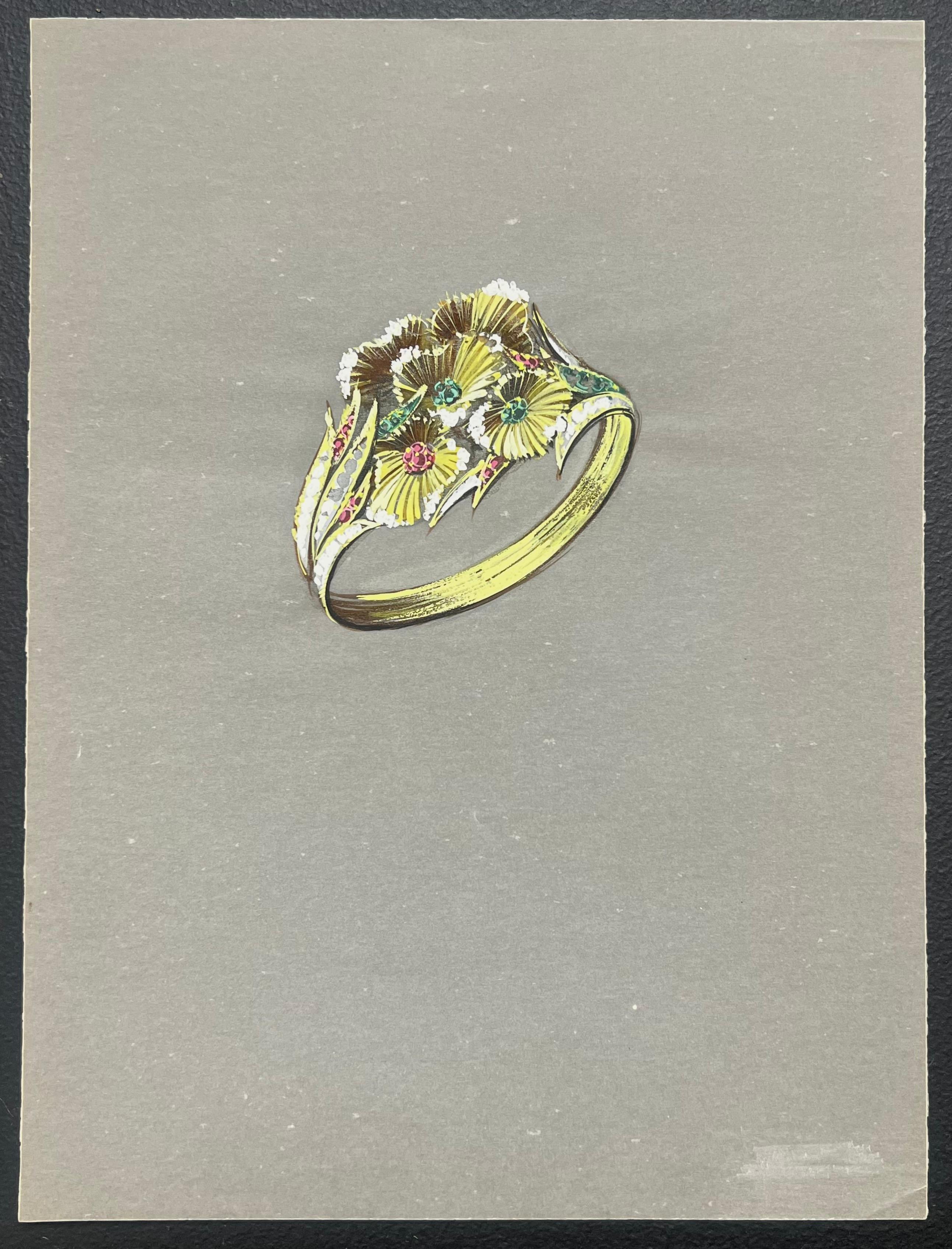 Gioielli d'epoca parigini originali di Van Cleef & Boucheron - Art Scuola francese di Paul Touzet 