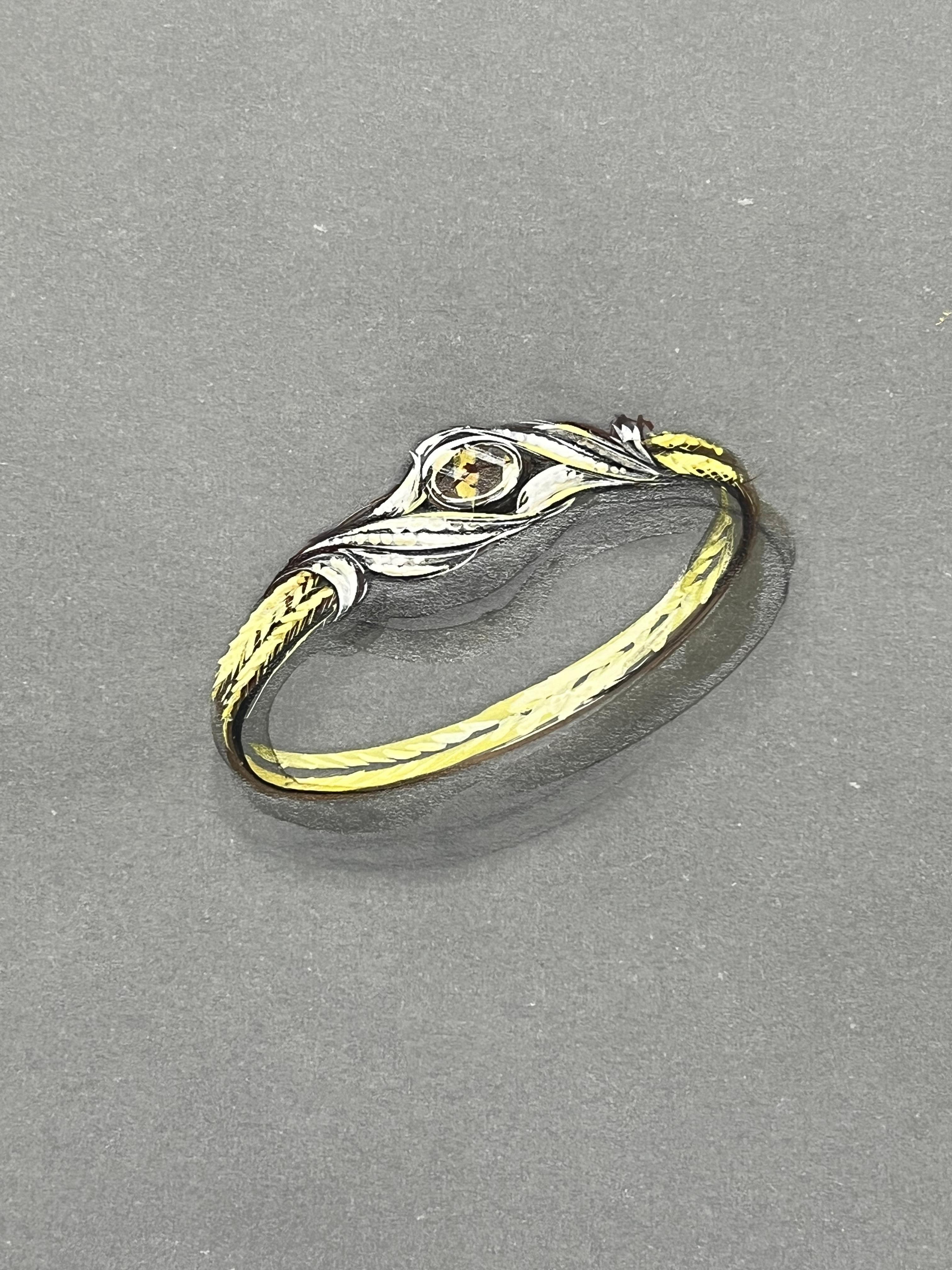Gioielli d'epoca parigini originali di Van Cleef & Boucheron - Art Scuola francese di Paul Touzet 