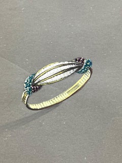 Original Pariser Vintage-Schmuckdesign-Kunst von Van Cleef & Boucheron, Designer