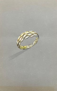 Original Parisian Vintage Jewelry Design Art by Van Cleef & Boucheron Designer