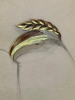 Design d'objets de joaillerie vintage parisien original par le designer Van Cleef & Boucheron