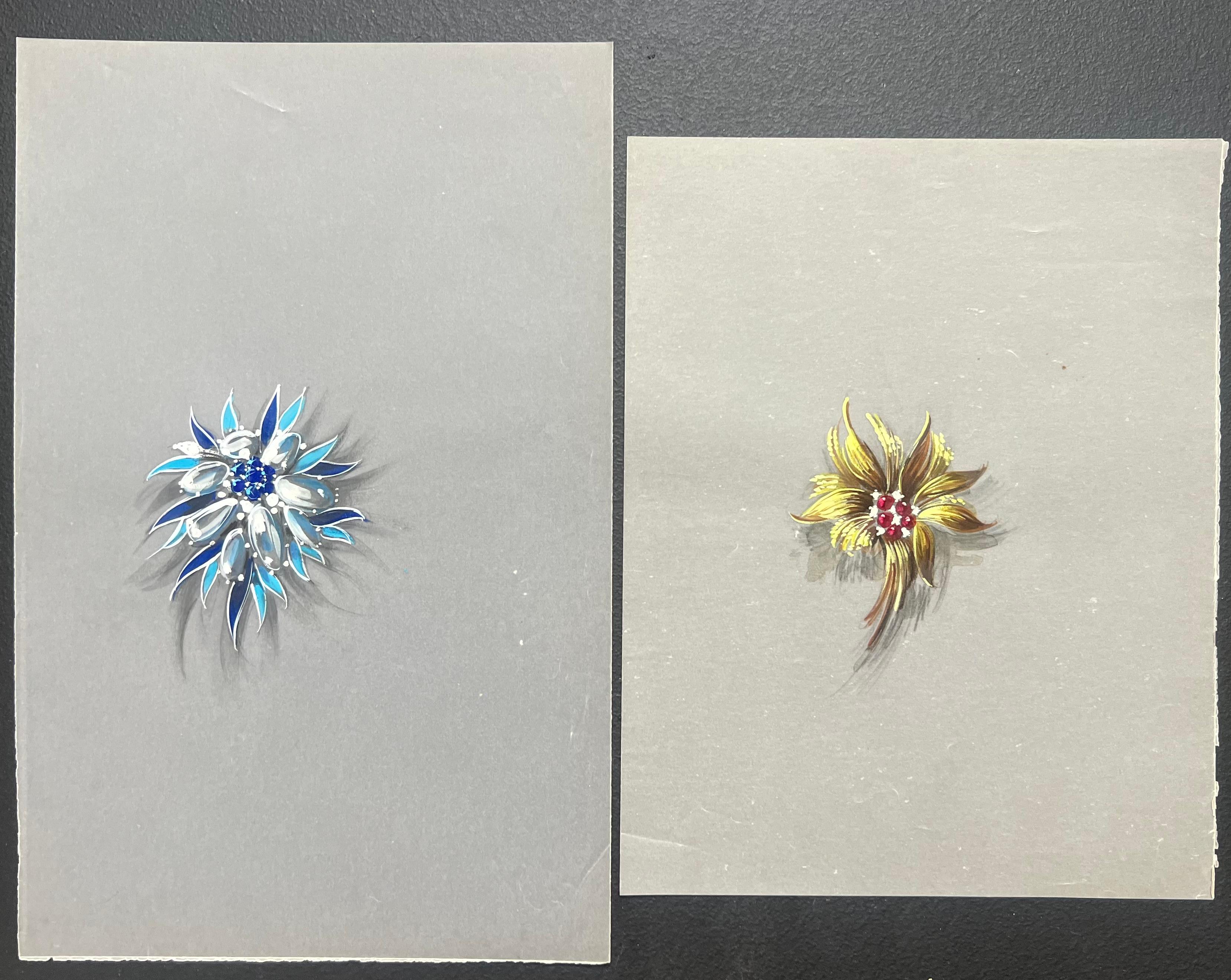 Gioielli d'epoca parigini originali di Van Cleef & Boucheron - Art di Paul Touzet 