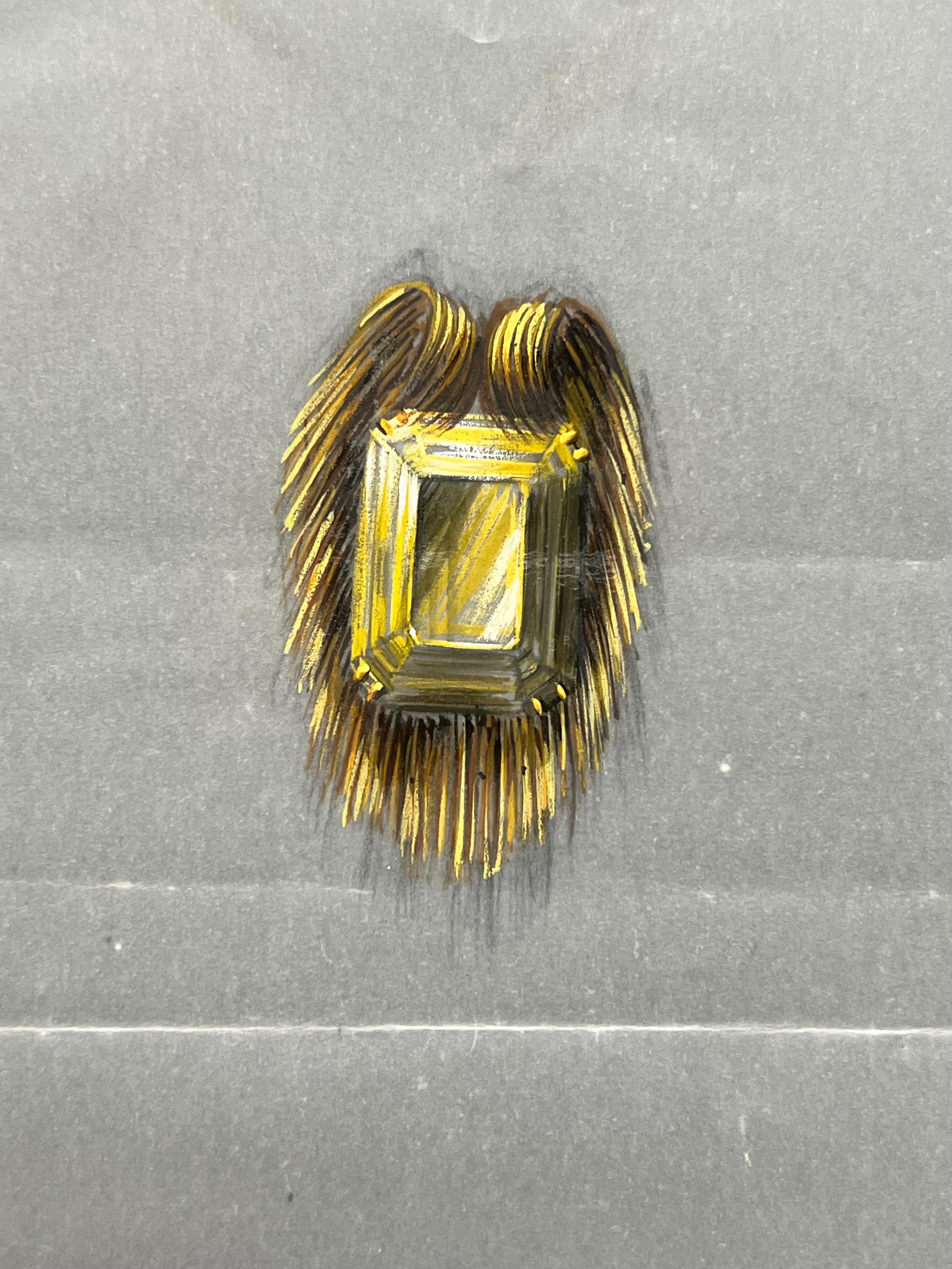 Gioielli d'epoca parigini originali di Van Cleef & Boucheron - Painting Scuola francese di Paul Touzet 