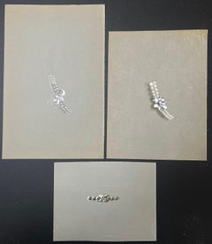 Original Parisian Vintage Jewelry Design Art by Van Cleef & Boucheron Designer