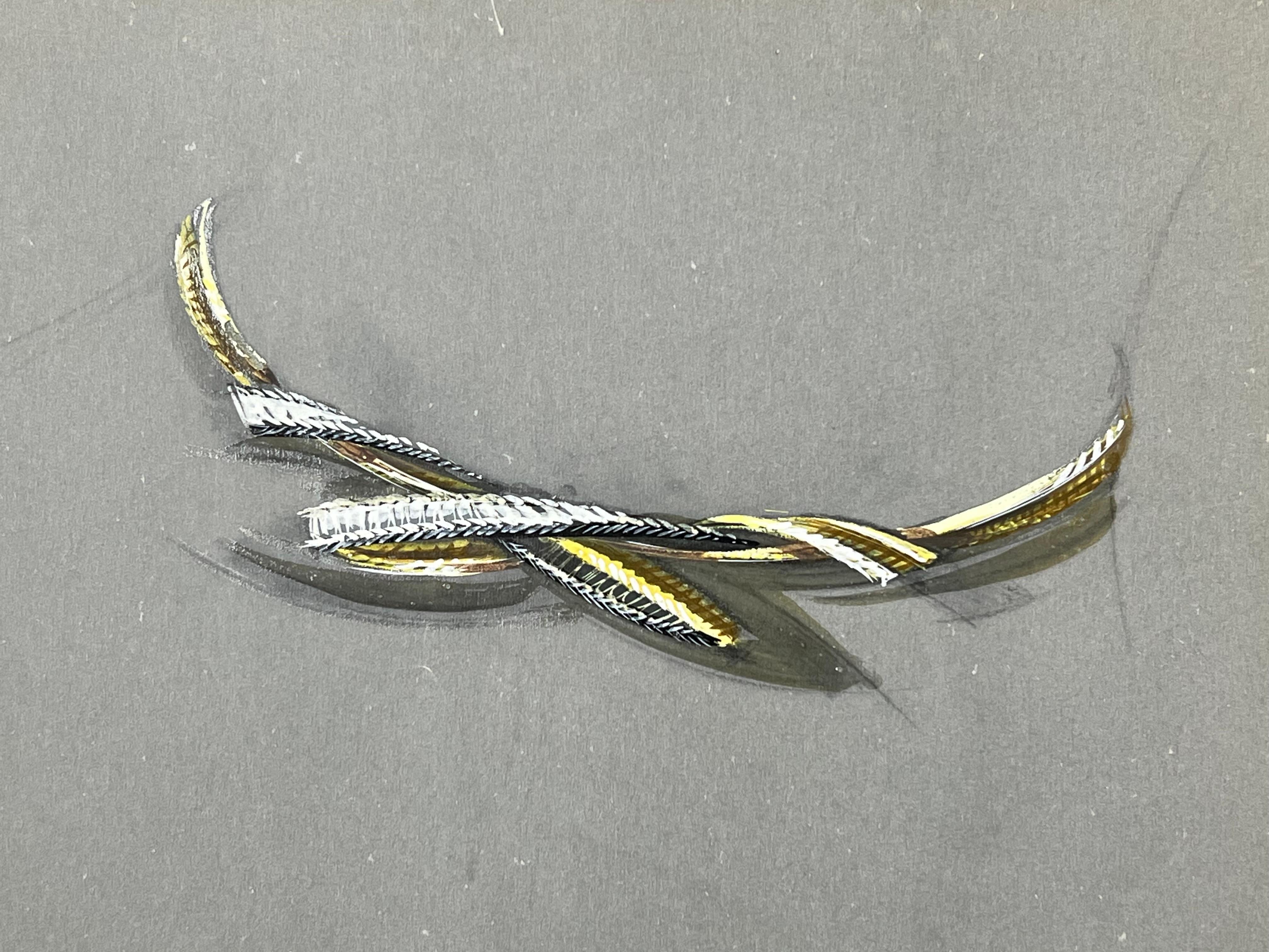 Gioielli d'epoca parigini originali di Van Cleef & Boucheron - Still-Life Grigio di Paul Touzet 