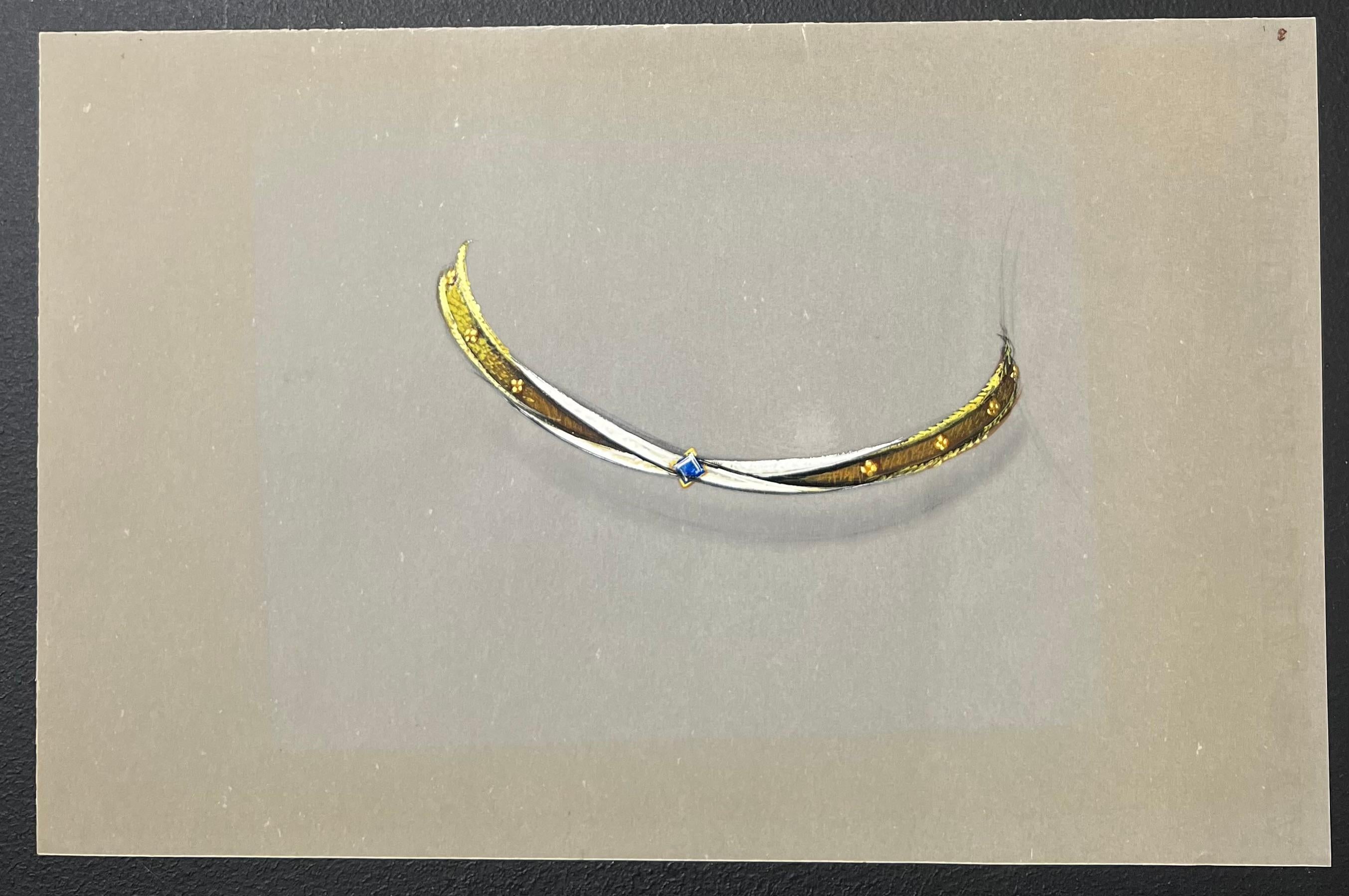 Gioielli d'epoca parigini originali di Van Cleef & Boucheron - Art di Paul Touzet 