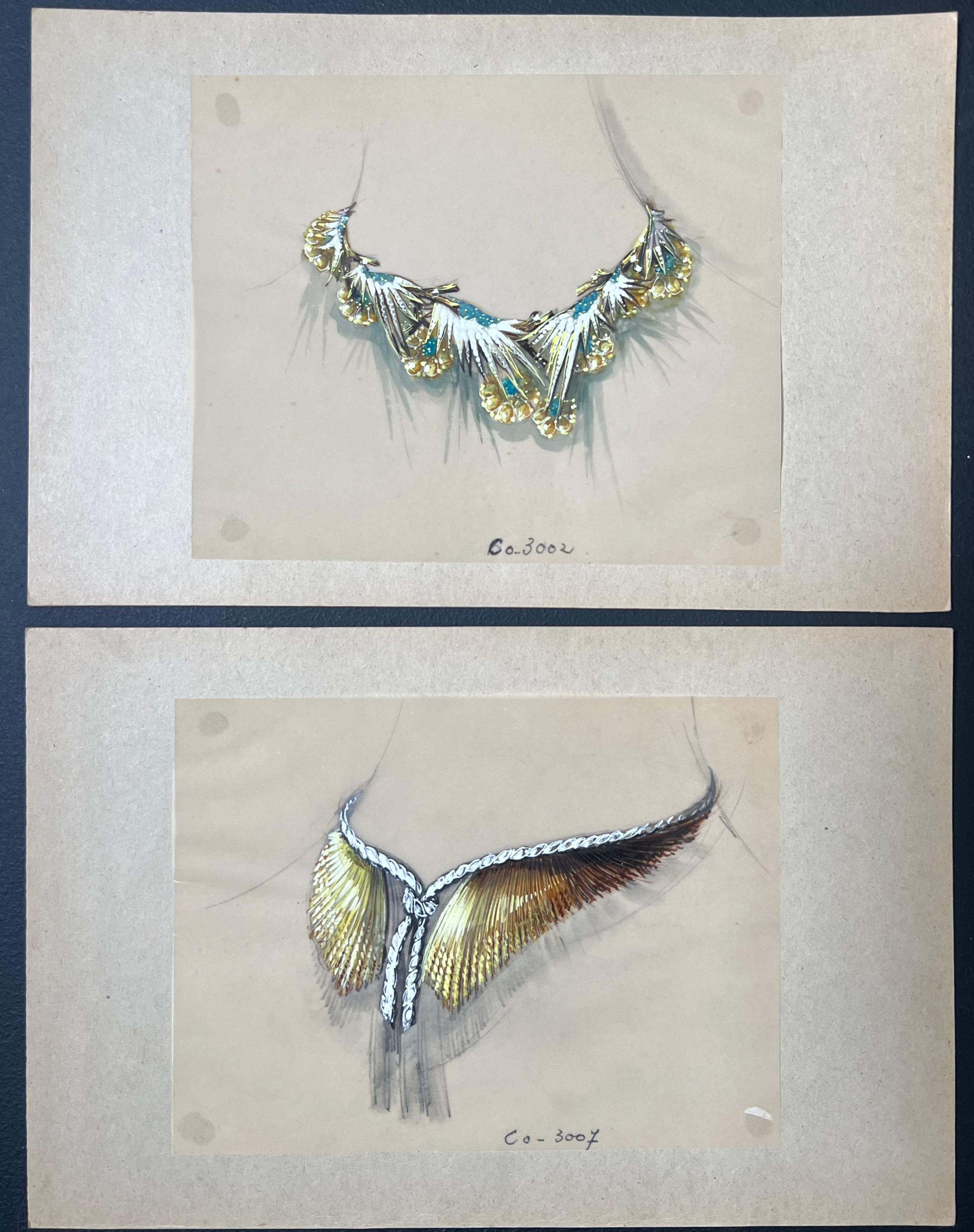 Gioielli d'epoca parigini originali di Van Cleef & Boucheron - Art di Paul Touzet 
