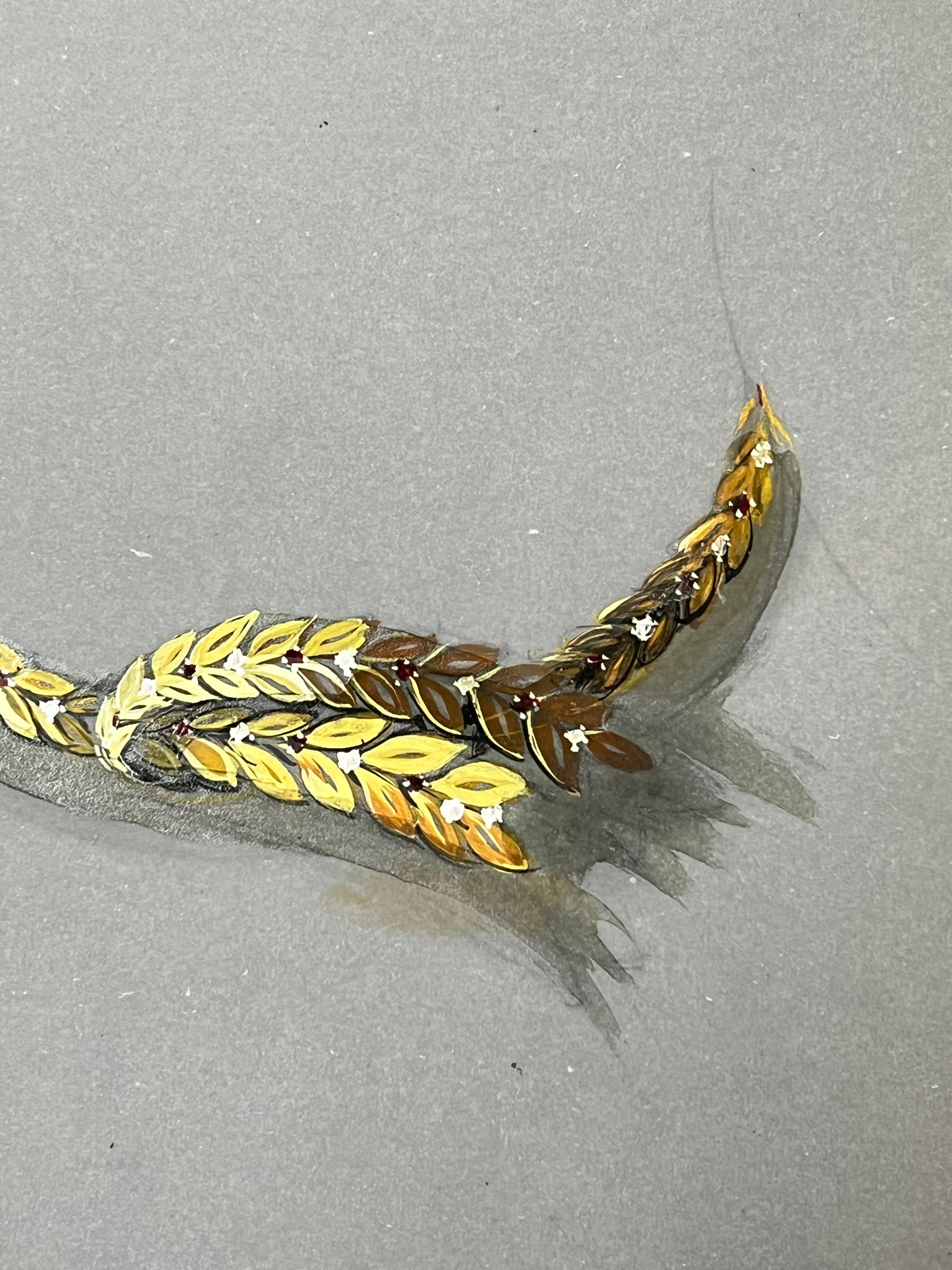 Gioielli d'epoca parigini originali di Van Cleef & Boucheron - Art Scuola francese di Paul Touzet 