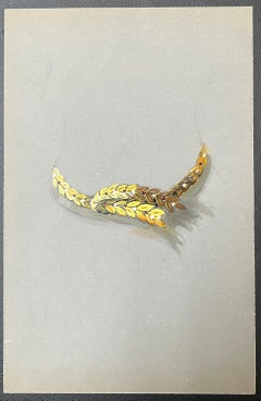 Original Parisian Vintage Jewelry Design Art by Van Cleef & Boucheron Designer