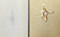 Original Parisian Vintage Jewelry Design Art by Van Cleef & Boucheron Designer