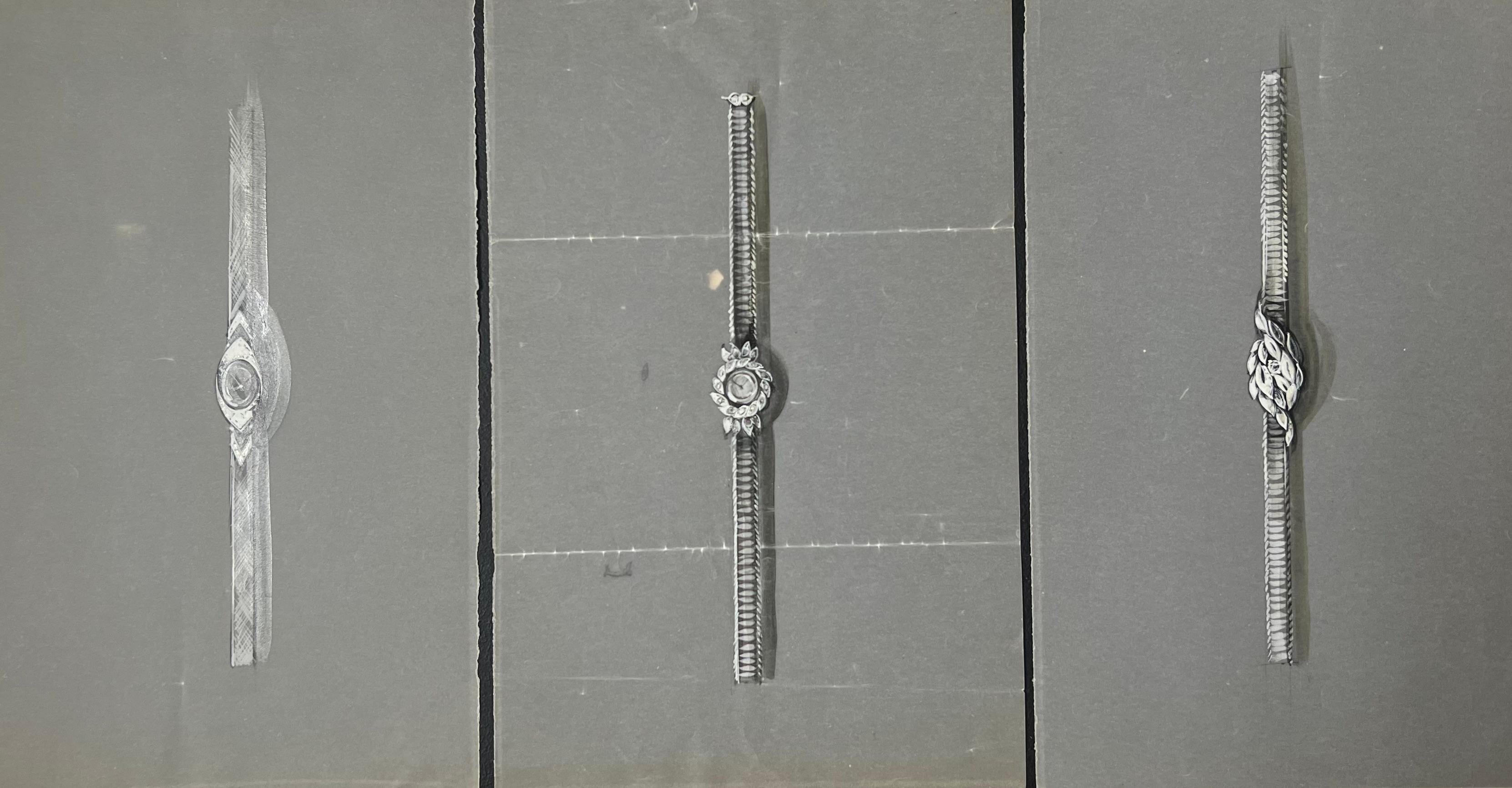 Original Pariser Vintage-Schmuckdesign-Kunst von Van Cleef & Boucheron, Designer