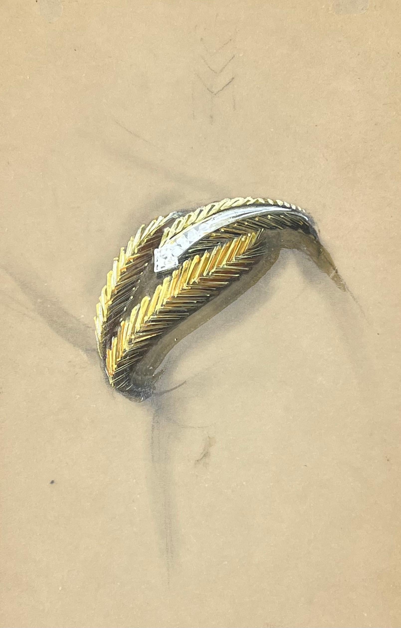 Gioielli d'epoca parigini originali di Van Cleef & Boucheron - Painting Scuola francese di Paul Touzet 