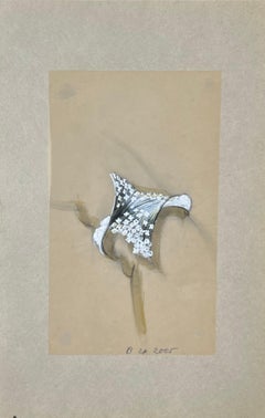 Original Parisian Vintage Jewelry Design Art by Van Cleef & Boucheron Designer