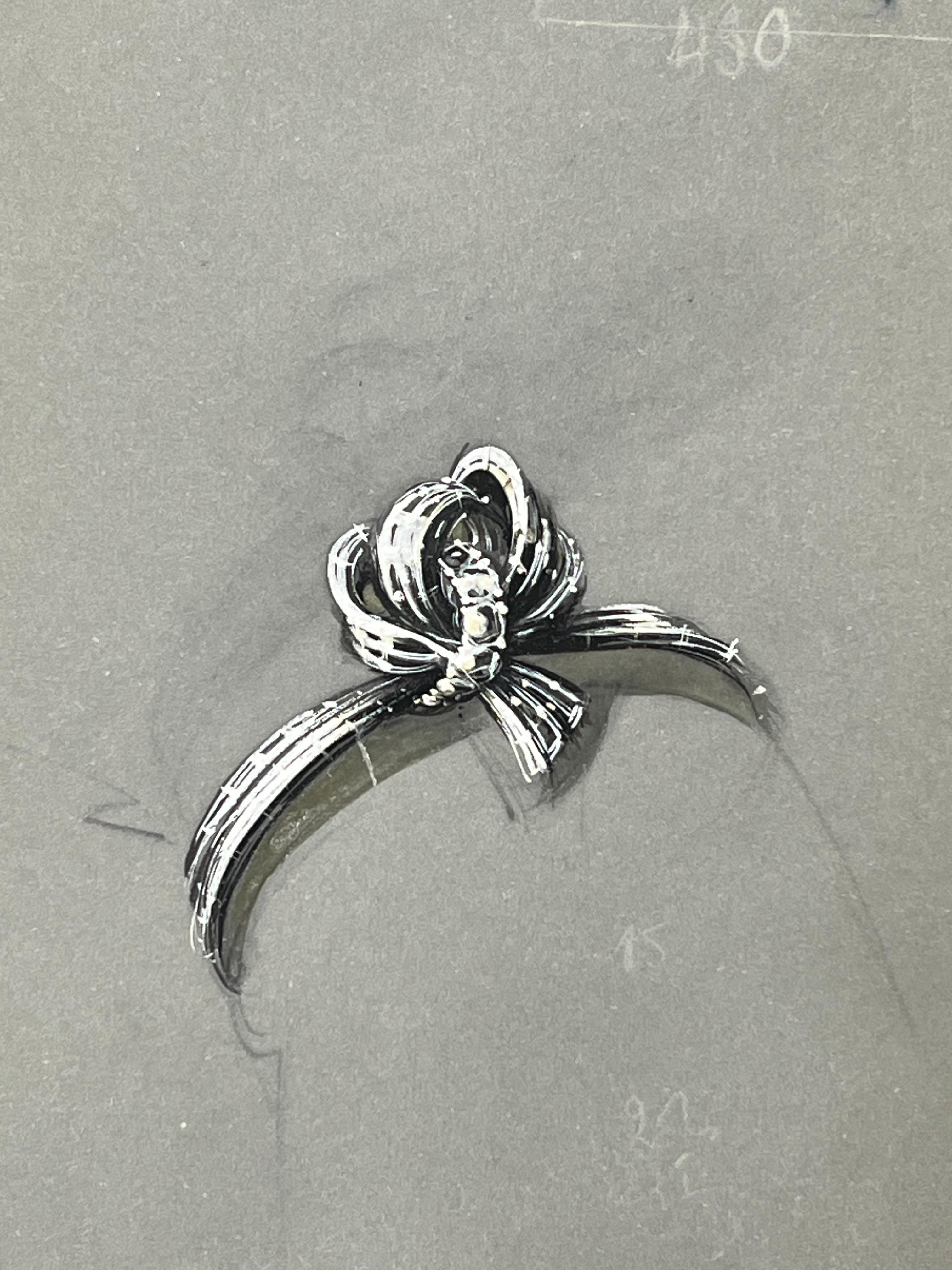 Gioielli d'epoca parigini originali di Van Cleef & Boucheron