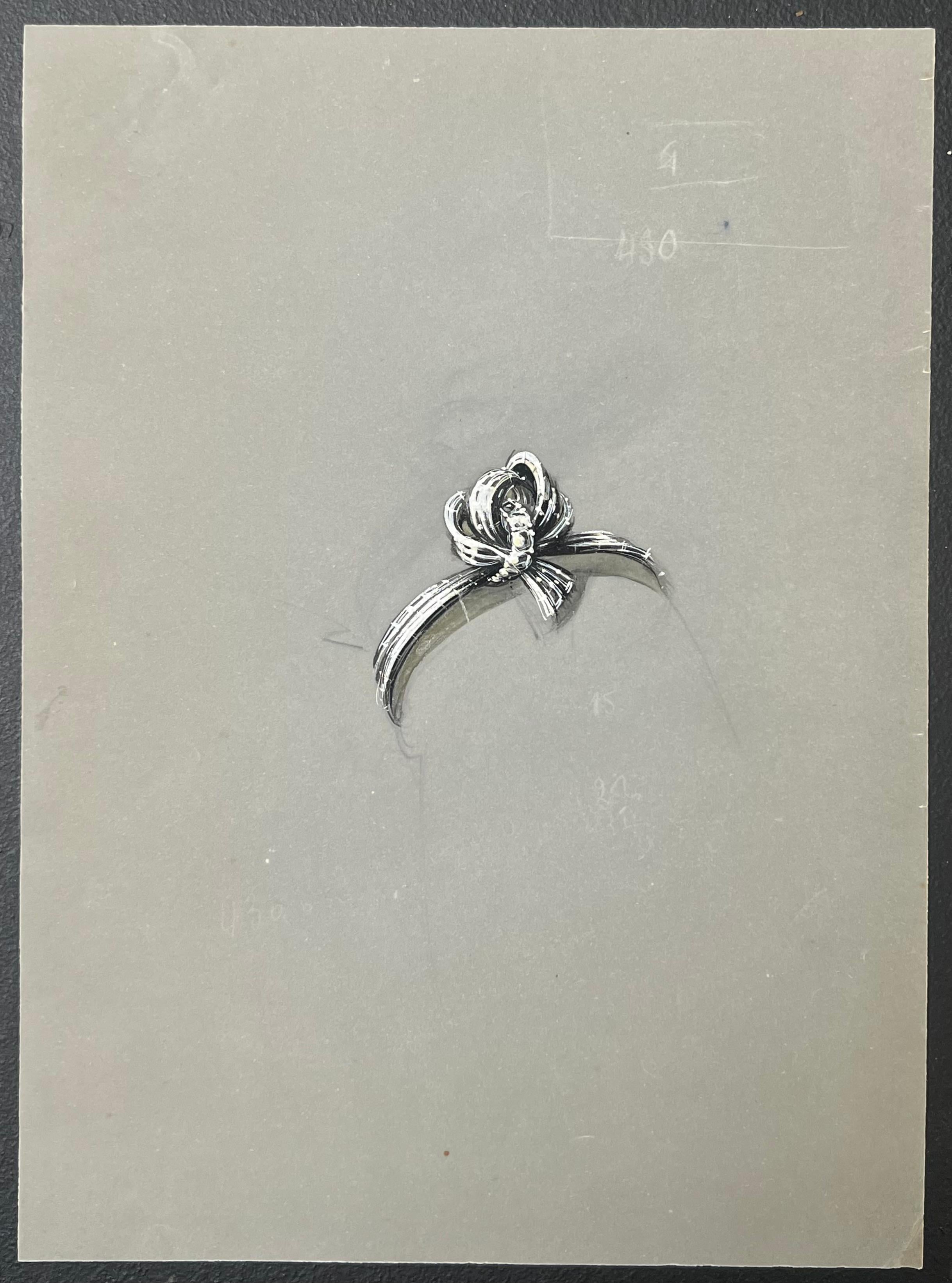 Gioielli d'epoca parigini originali di Van Cleef & Boucheron - Art Scuola francese di Paul Touzet 