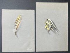 Original Parisian Vintage Jewelry Design Art by Van Cleef & Boucheron Designer