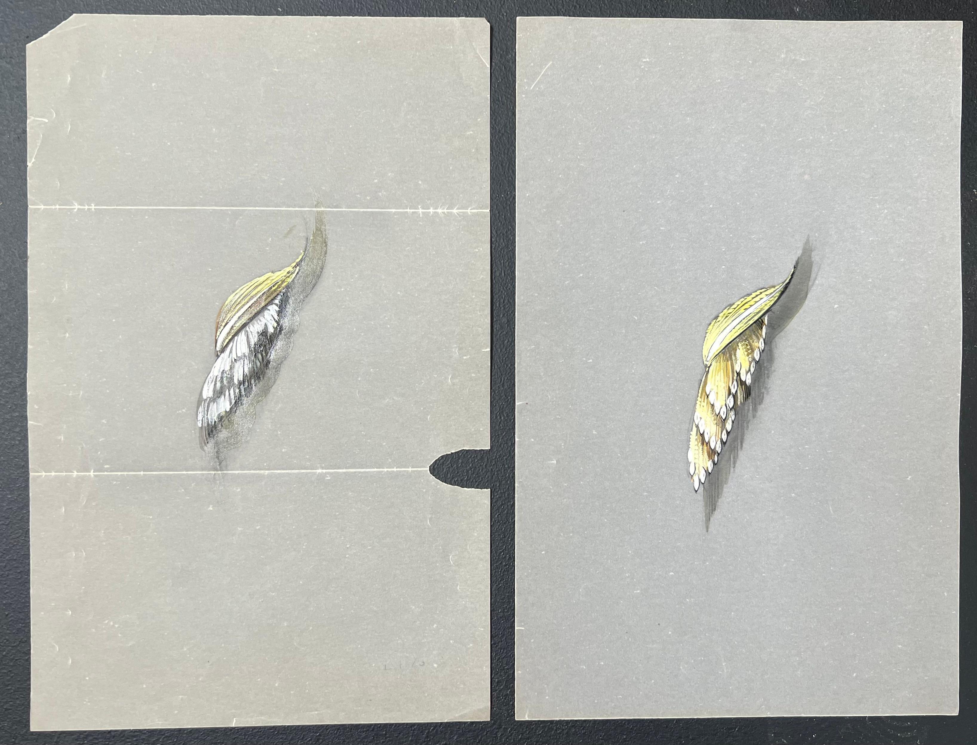 Gioielli d'epoca parigini originali di Van Cleef & Boucheron - Art di Paul Touzet 