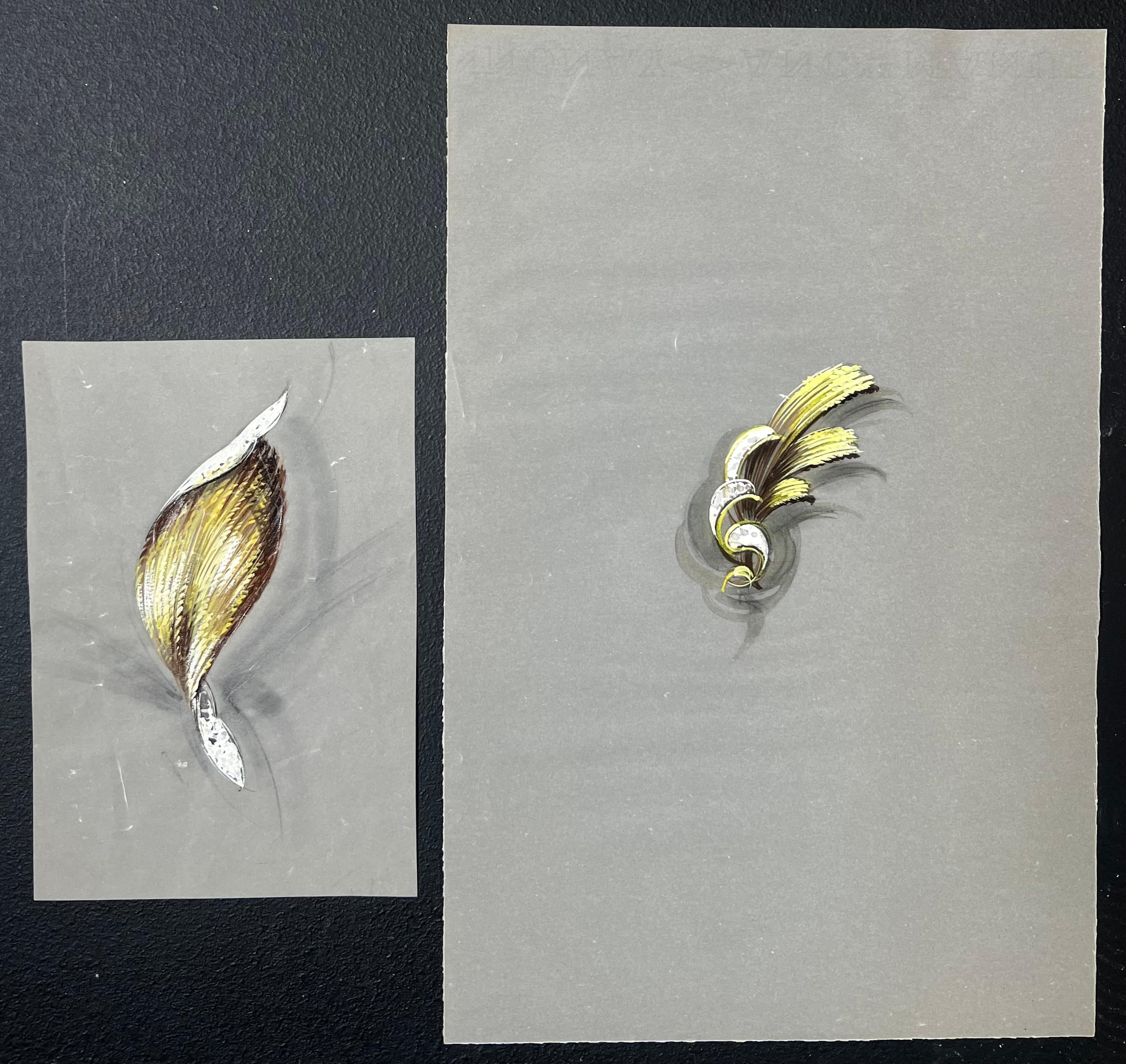 Gioielli d'epoca parigini originali di Van Cleef & Boucheron - Art di Paul Touzet 