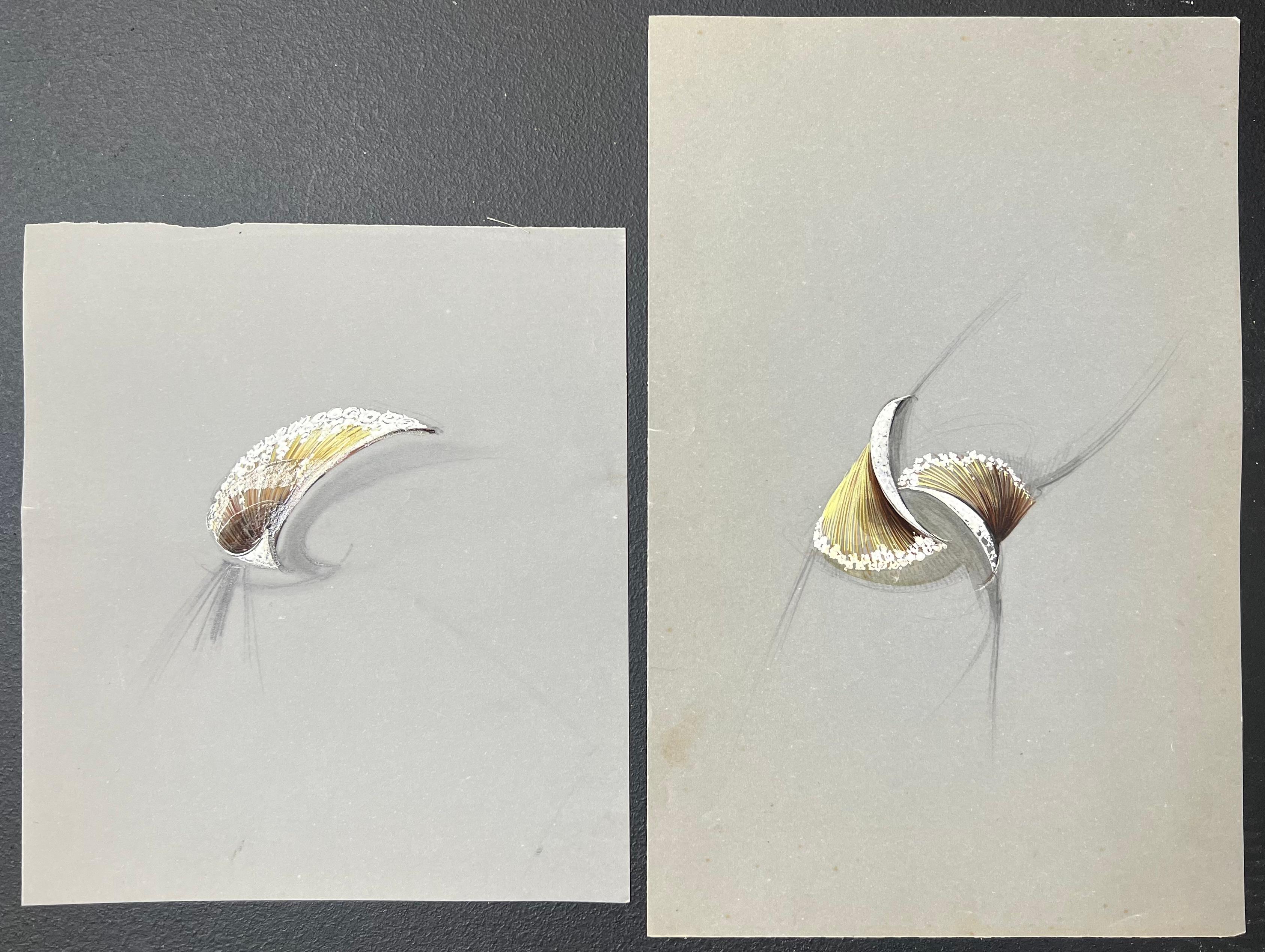 Gioielli d'epoca parigini originali di Van Cleef & Boucheron - Painting di Paul Touzet 