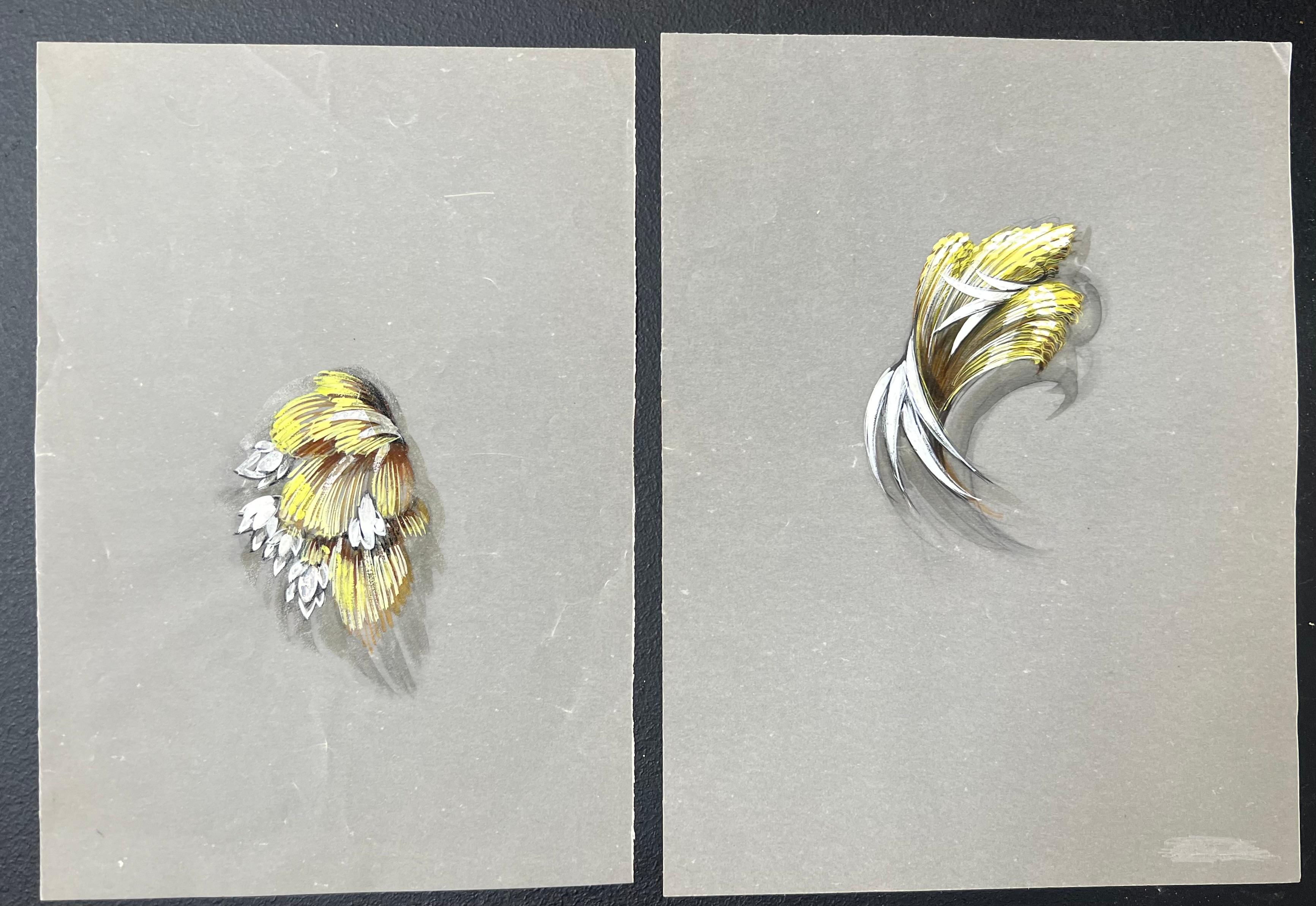 Gioielli d'epoca parigini originali di Van Cleef & Boucheron - Art di Paul Touzet 