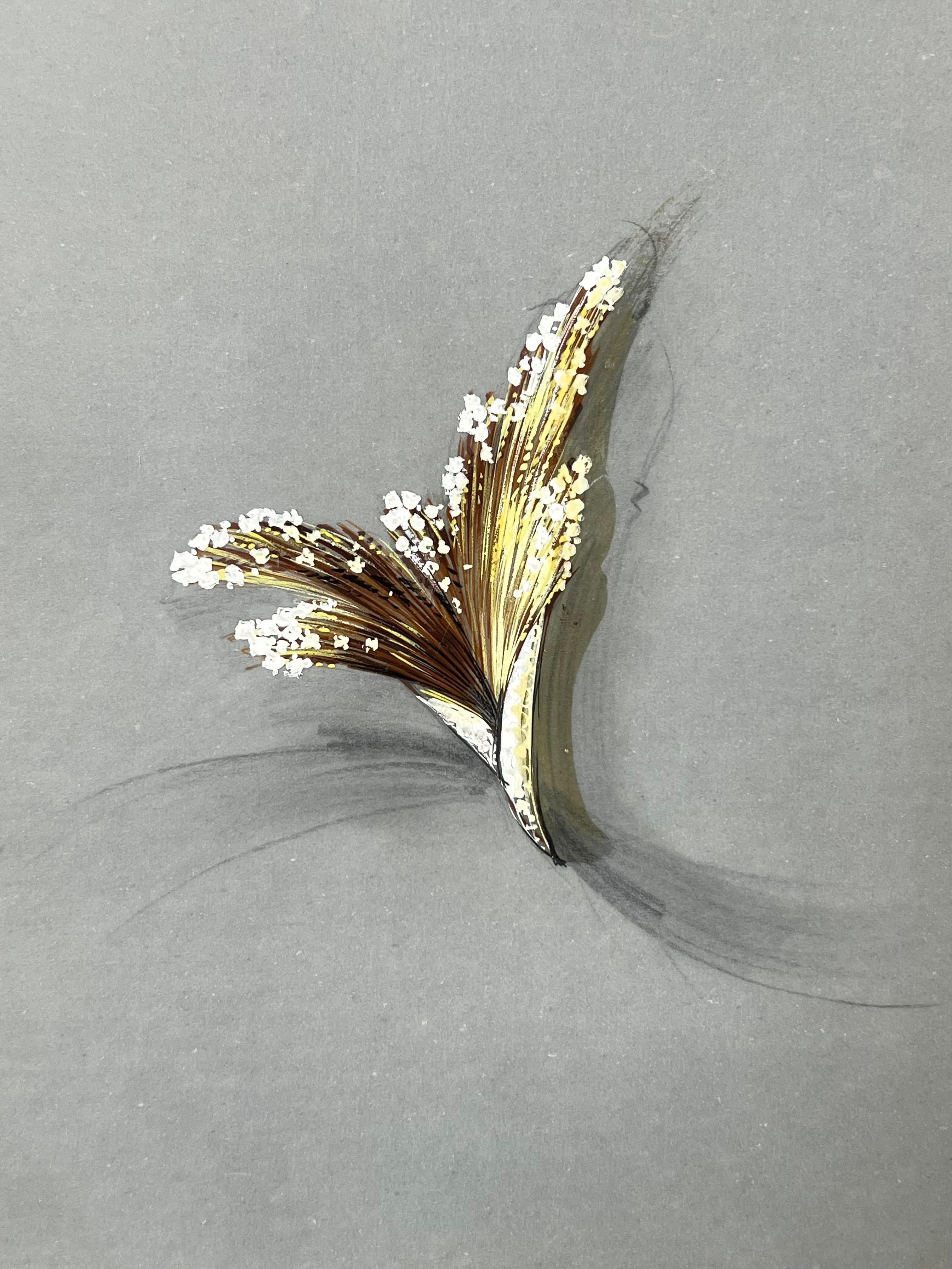Gioielli d'epoca parigini originali di Van Cleef & Boucheron - Still-Life Grigio di Paul Touzet 
