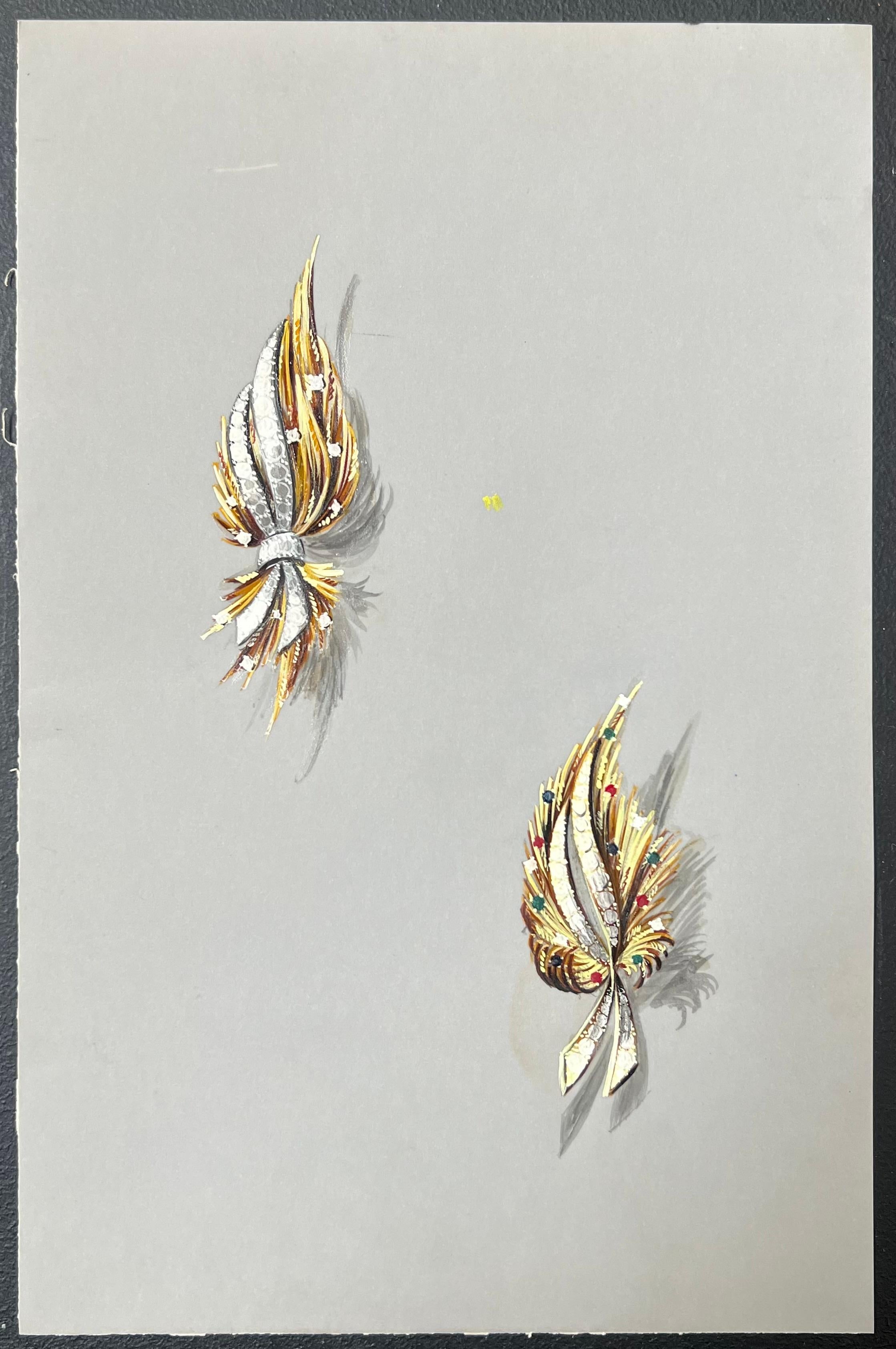 Gioielli d'epoca parigini originali di Van Cleef & Boucheron - Art di Paul Touzet 
