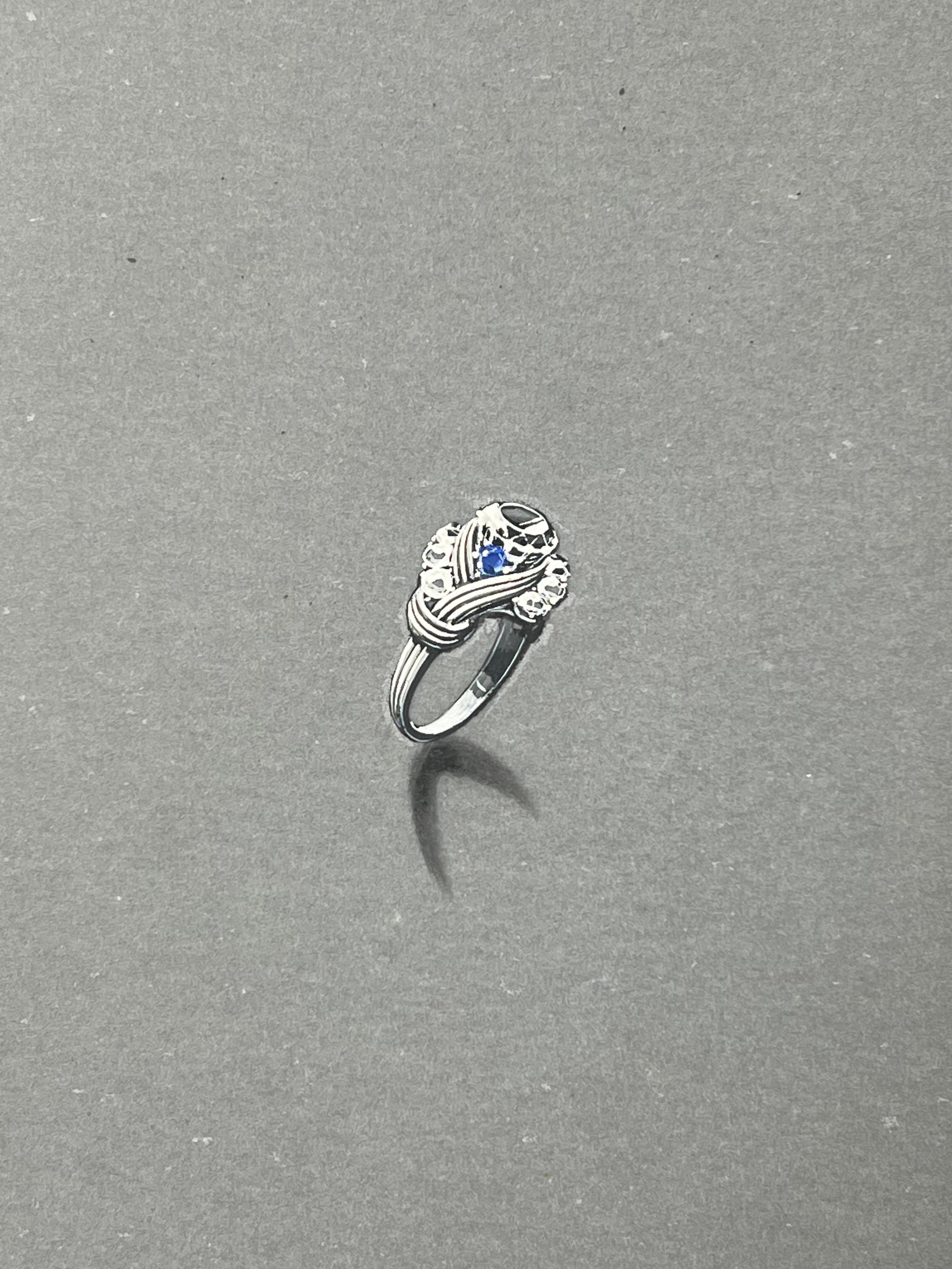 Gioielli d'epoca parigini originali di Van Cleef & Boucheron - Art Scuola francese di Paul Touzet 