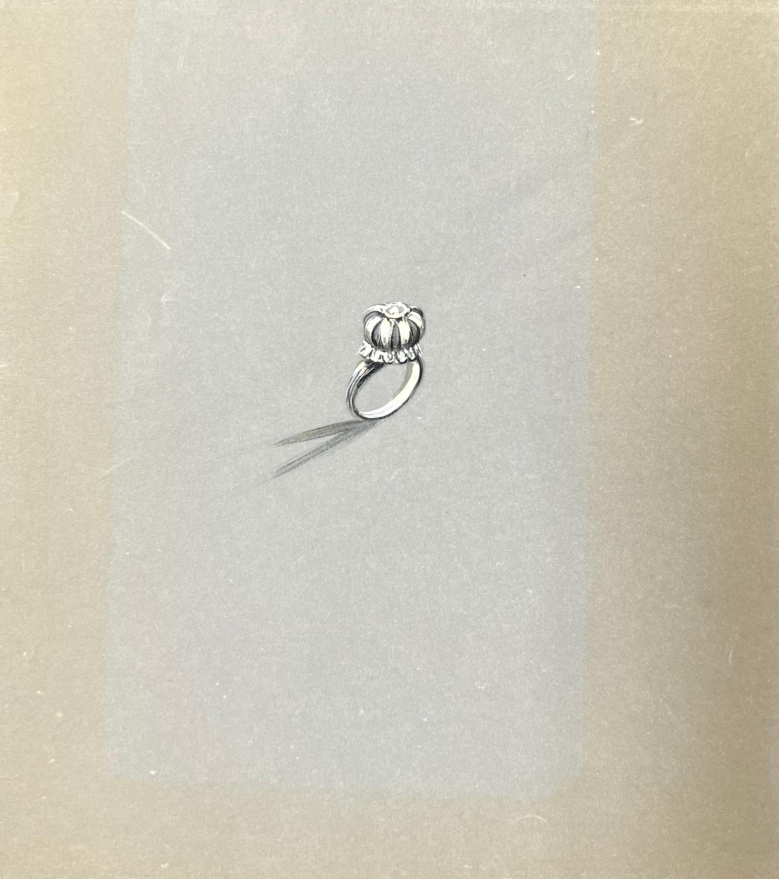 Gioielli d'epoca parigini originali di Van Cleef & Boucheron - Painting Scuola francese di Paul Touzet 