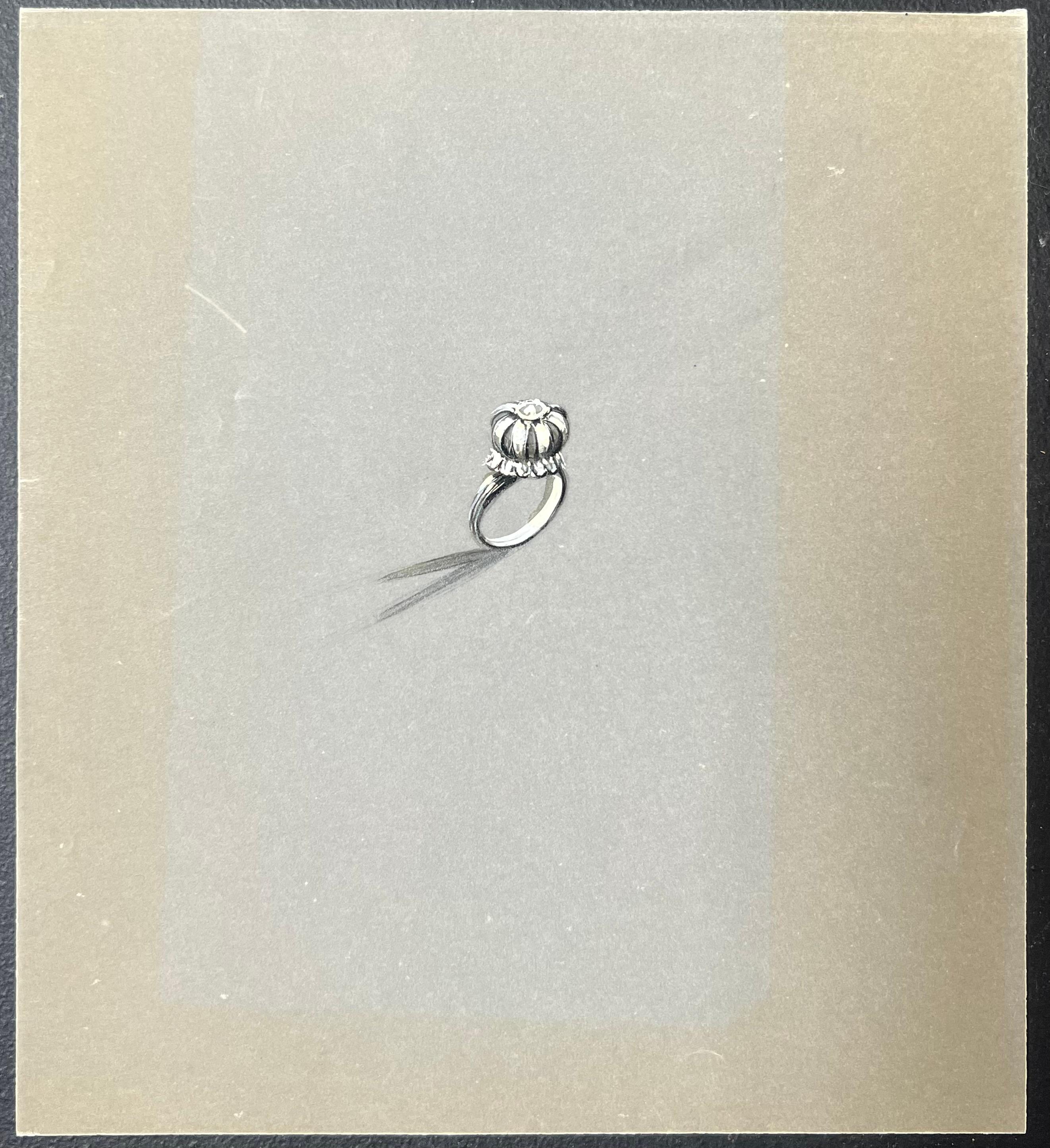 Gioielli d'epoca parigini originali di Van Cleef & Boucheron - Painting di Paul Touzet 