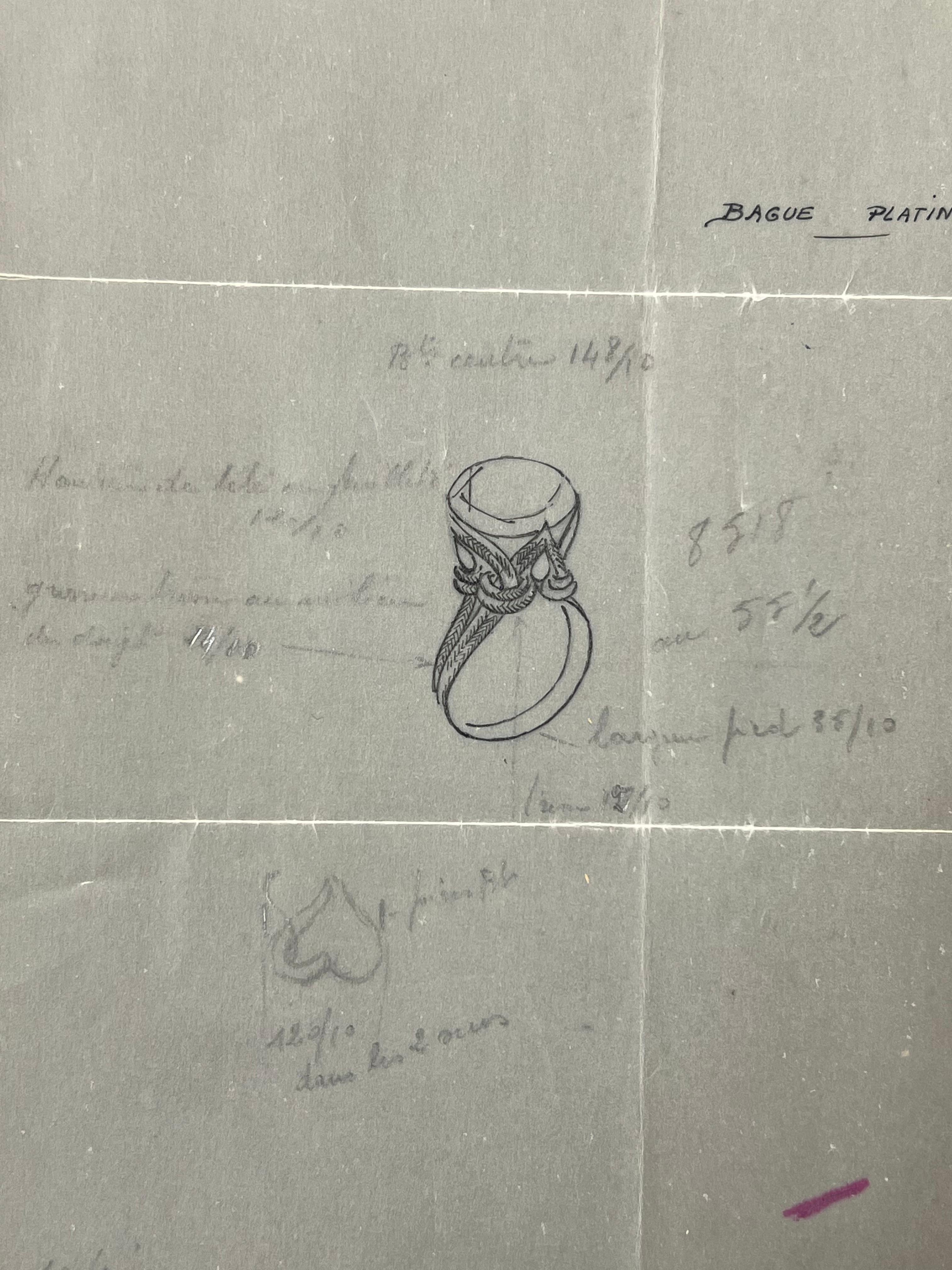 Gioielli d'epoca parigini originali di Van Cleef & Boucheron in vendita 3