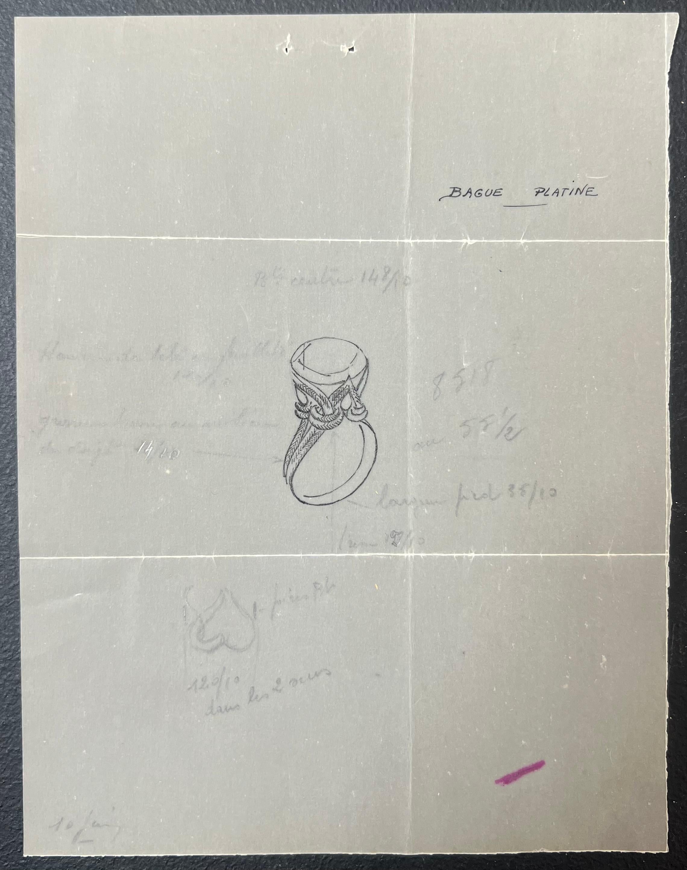 Gioielli d'epoca parigini originali di Van Cleef & Boucheron in vendita 2