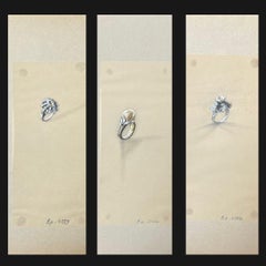 Original Pariser Vintage-Schmuckdesign-Kunst von Van Cleef & Boucheron, Designer