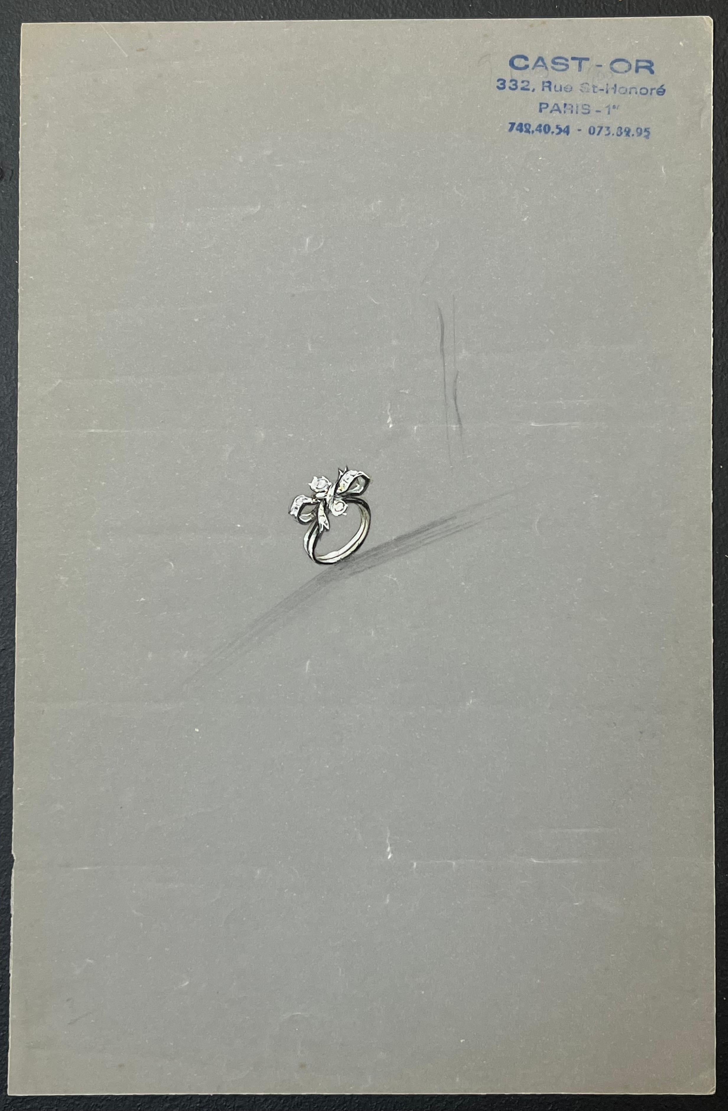 Original Pariser Vintage-Schmuckdesign-Kunst von Van Cleef & Boucheron, Designer im Angebot 13