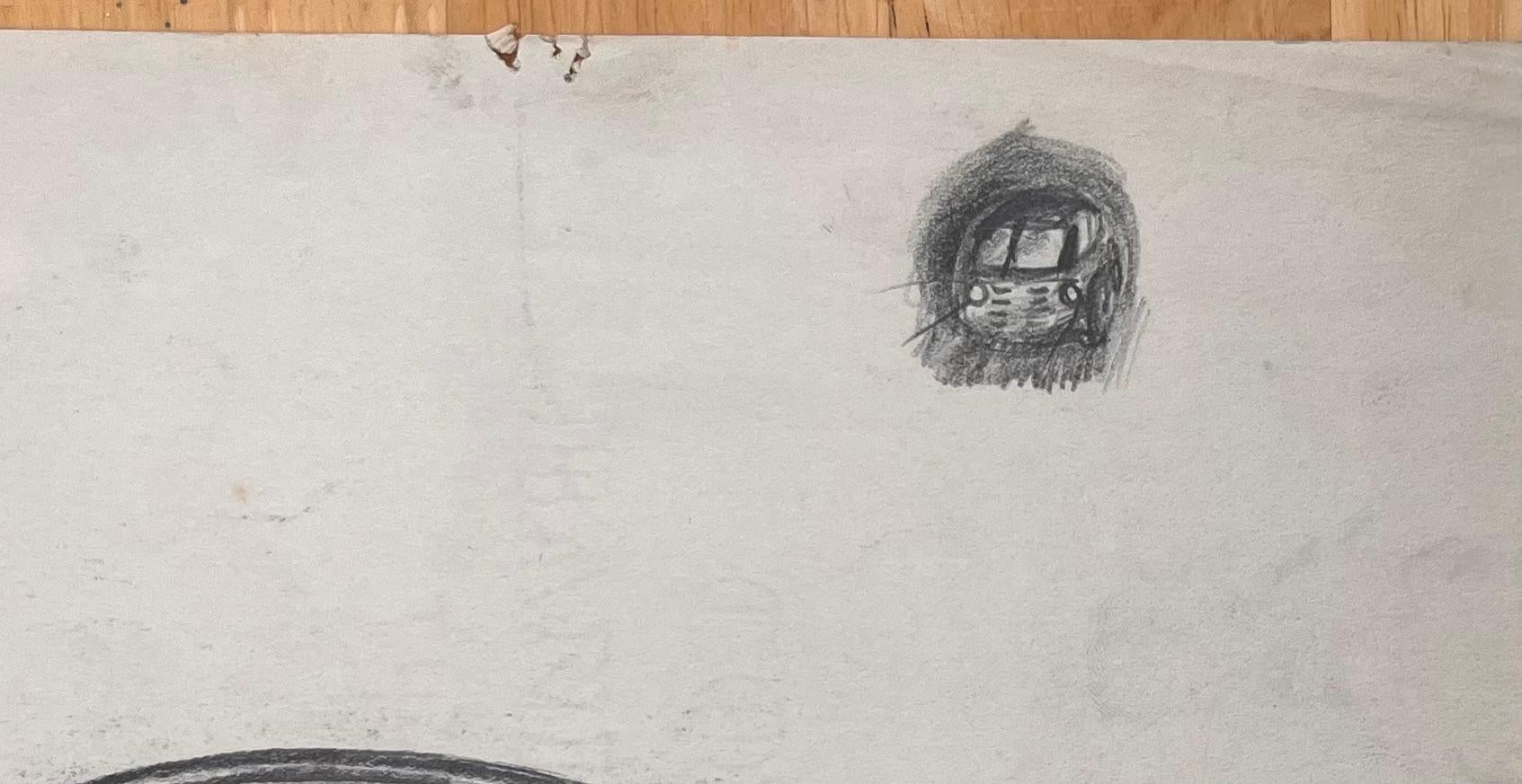 Support : Crayon sur papier
Taille : 8 pouces (hauteur) x 10 pouces  (largeur)
Signé : Non
Condit : Bon état, légère usure liée à l'âge sur les bords.
Provenance : De la succession de l'artiste

Description :
Ce dessin au crayon de K.B. Whiting